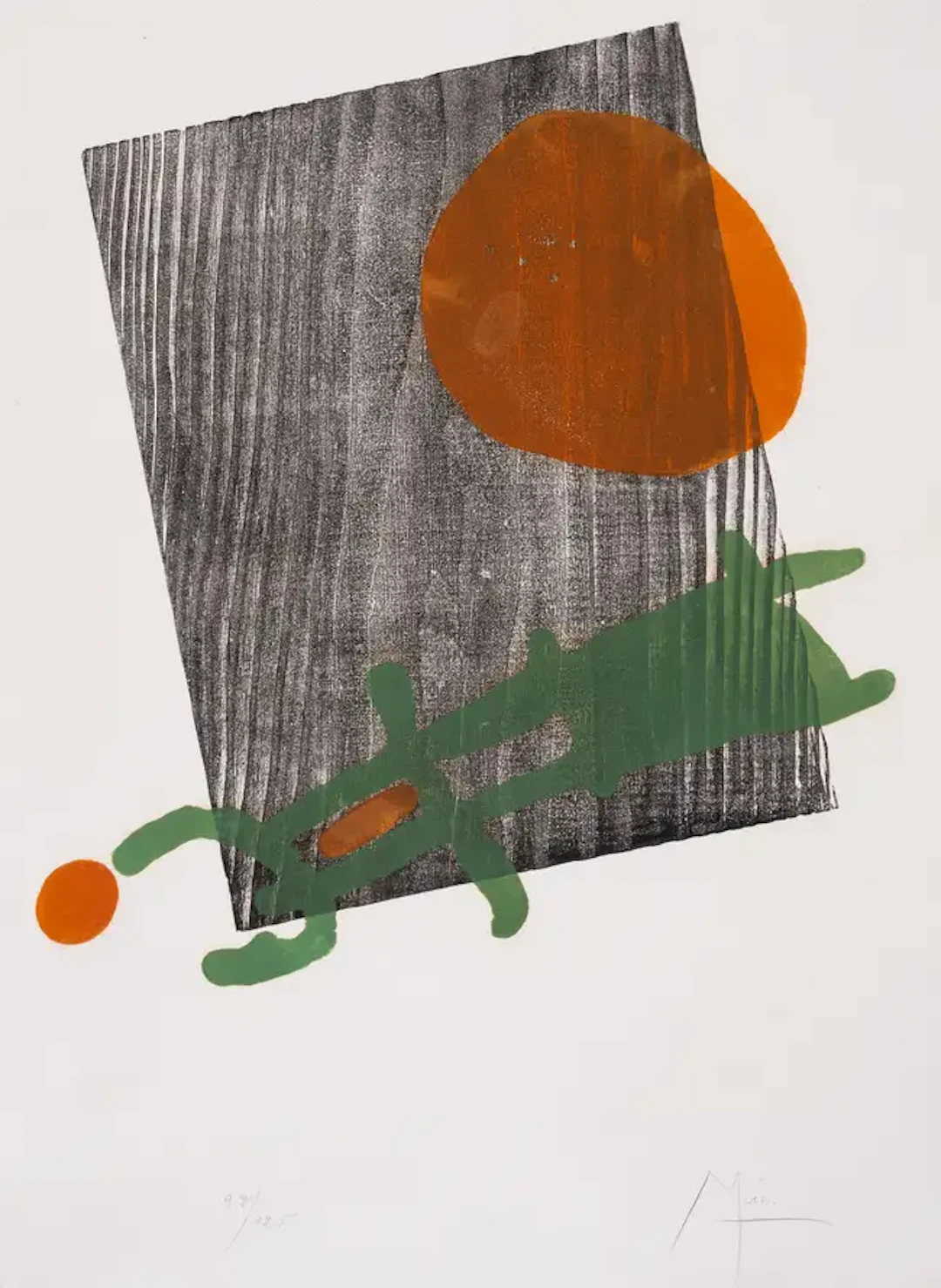 Joan Miró (1893-1983) Á Toute Épreuve (Dupin 235; Cramer 49)