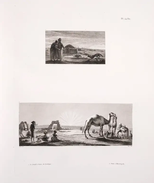 Egypt.- Denon (Dominique Vivant) Voyage dans la Basse et la Haute