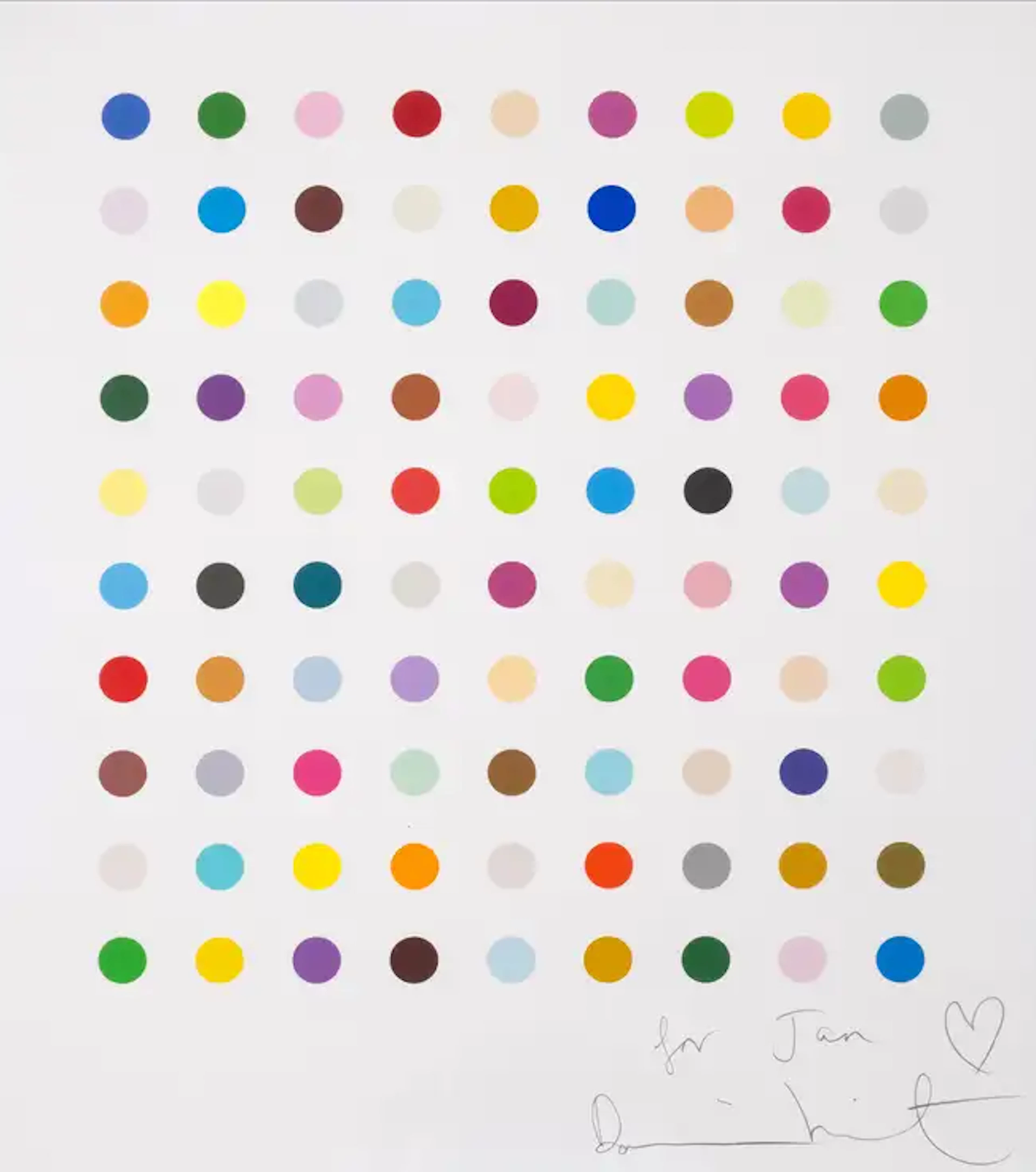 Damien Hirst (b.1965) Untitled Spot Print