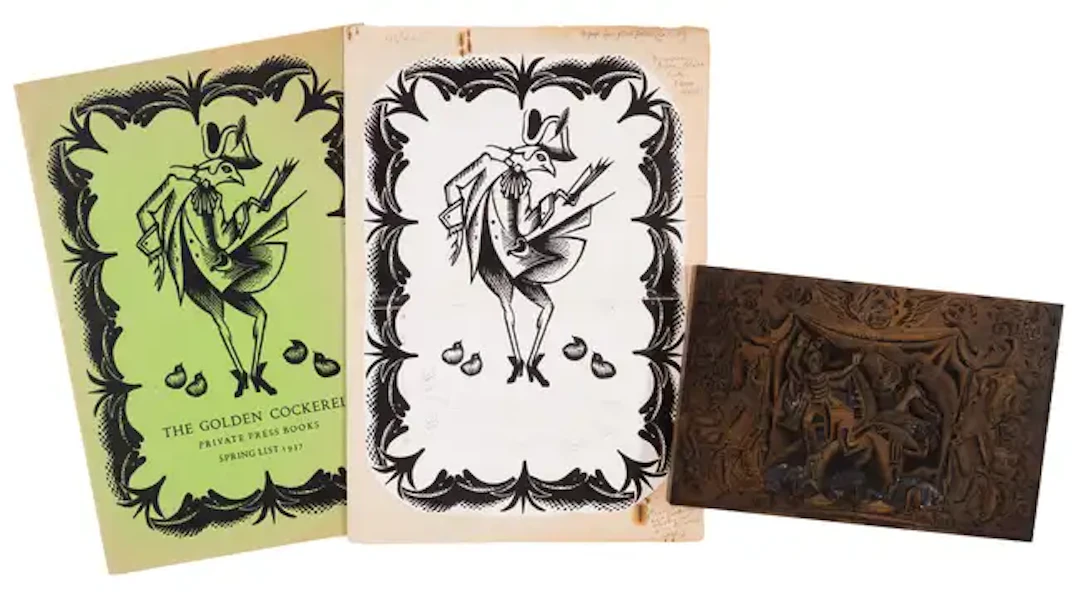 Golden Cockerel Press.- Shakespeare (William) Twelfth Night, unbound