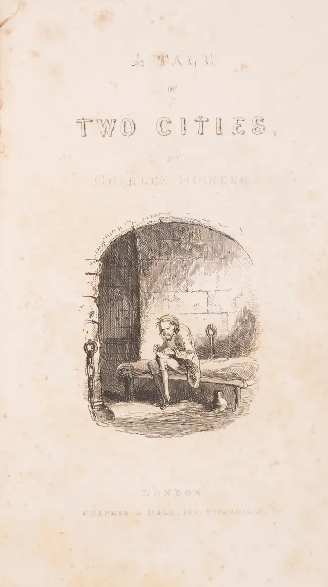 Dickens (Charles) A Tale of Two Cities, first edition in book form