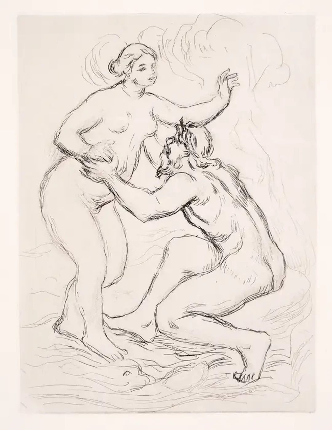 Pierre-Auguste Renoir (1841-1919) Le Fleuve Scamandre (Delteil; Stella 24)