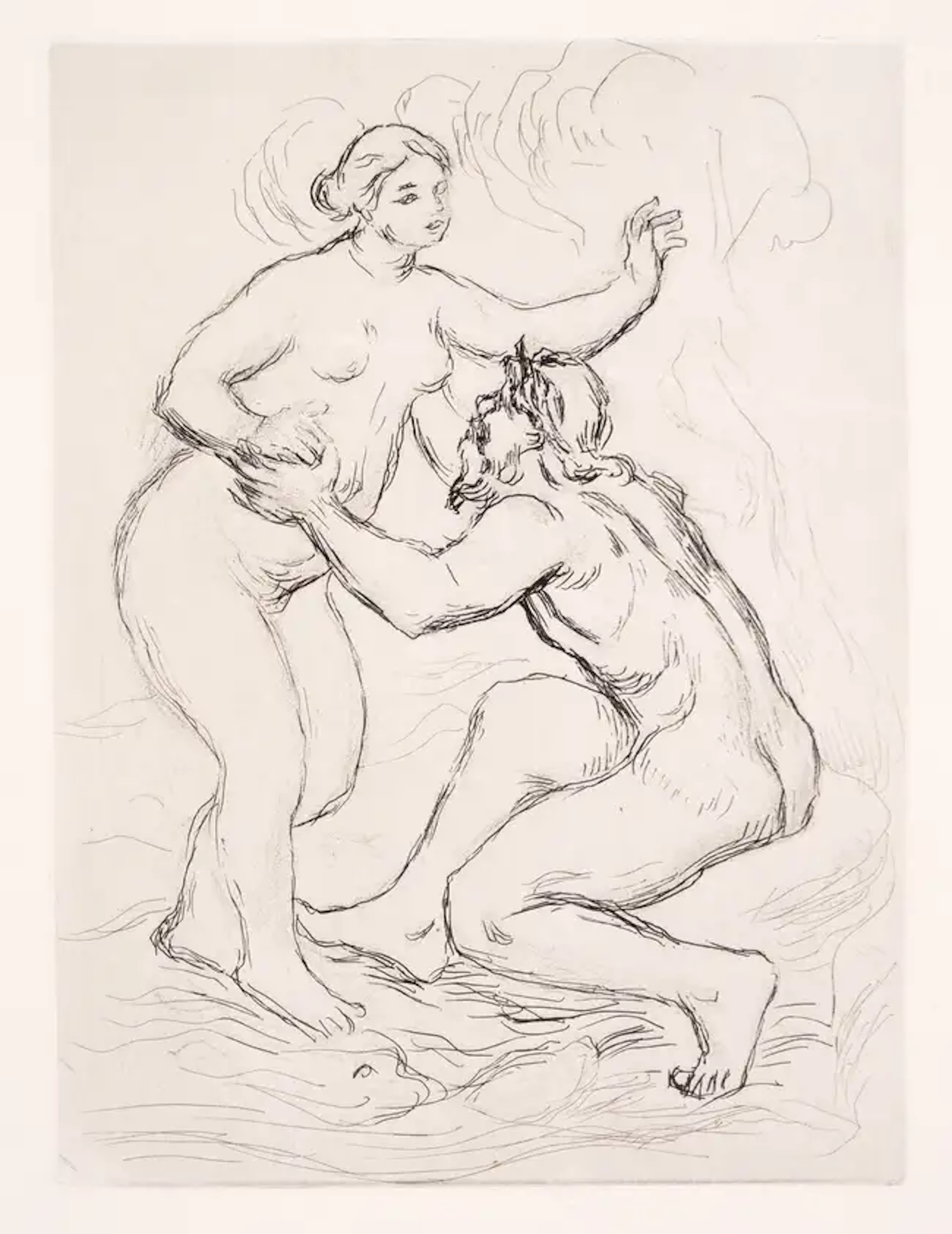 Pierre-Auguste Renoir (1841-1919) Le Fleuve Scamandre (Delteil; Stella 24)