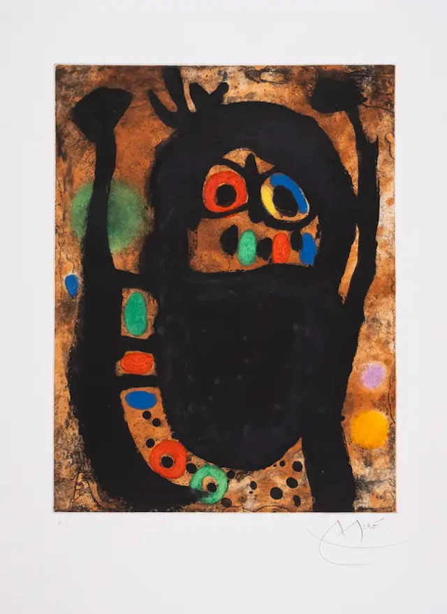 Joan Miró (1893-1983) La Femme aux Bijoux (Dupin 452)