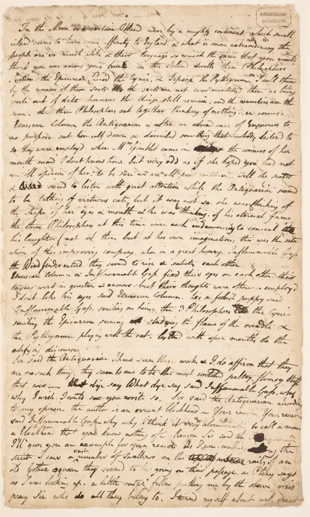 Blake (William) An Islan in the Moon, one of 775 copies, Cambridge