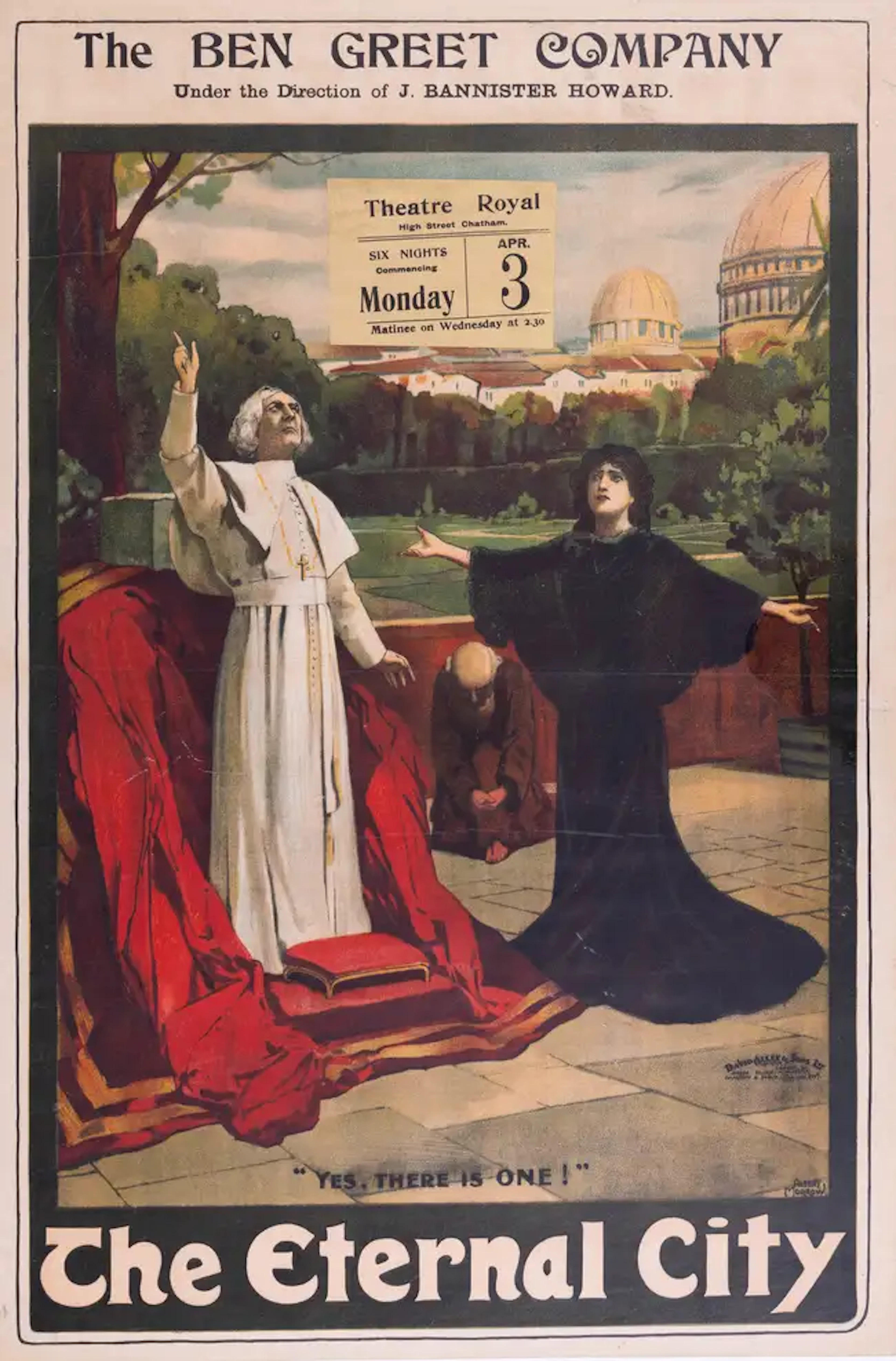 Theatre.- Morrow (Albert) Two colour lithographed theatre posters