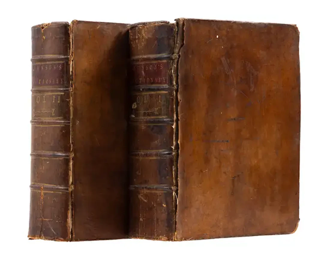 Johnson (Samuel) A Dictionary of the English Language, 2 vol., Dublin