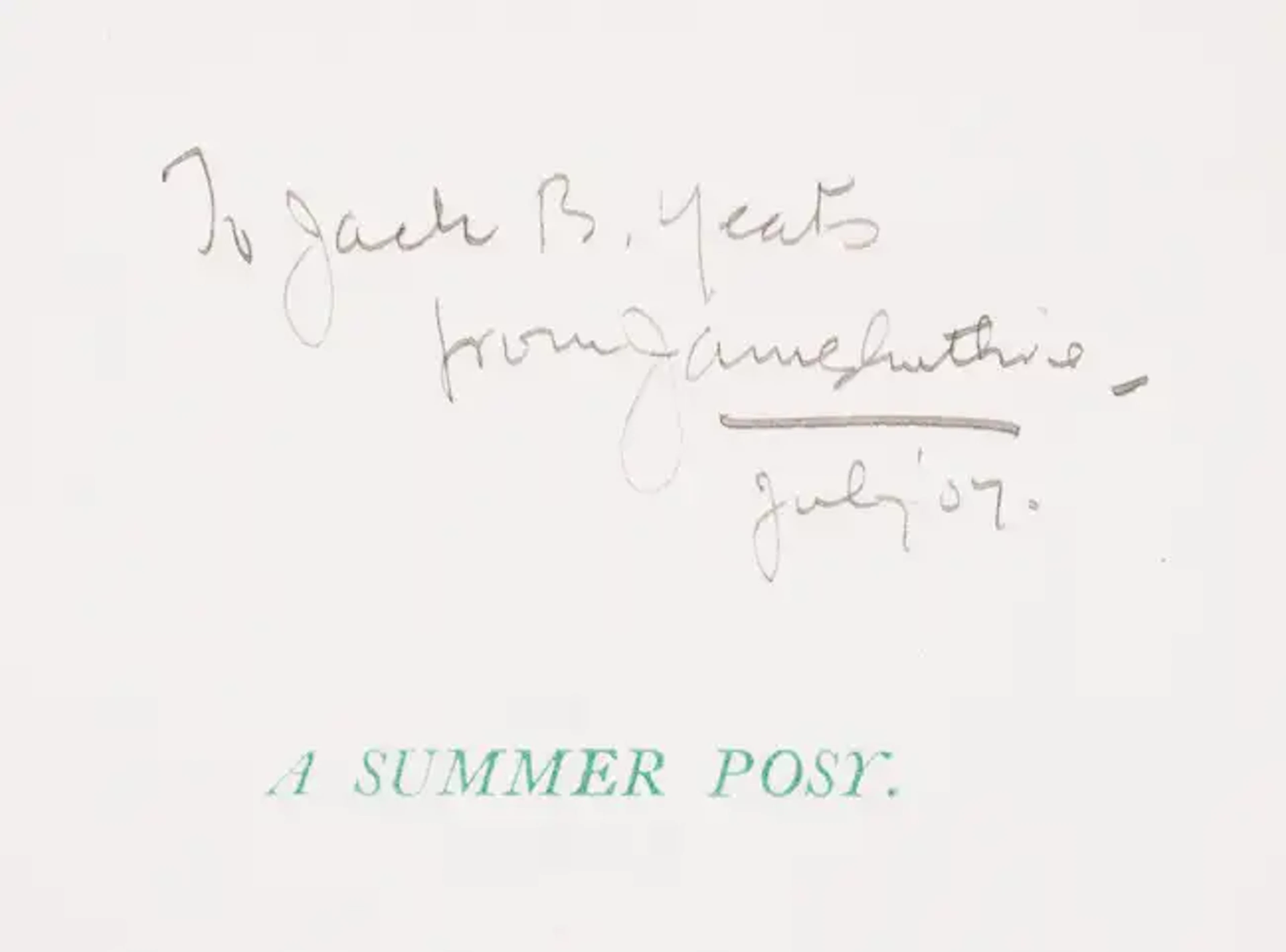 Pear Tree Press.- Guthrie (James) A Summer Posy of Verses for Children