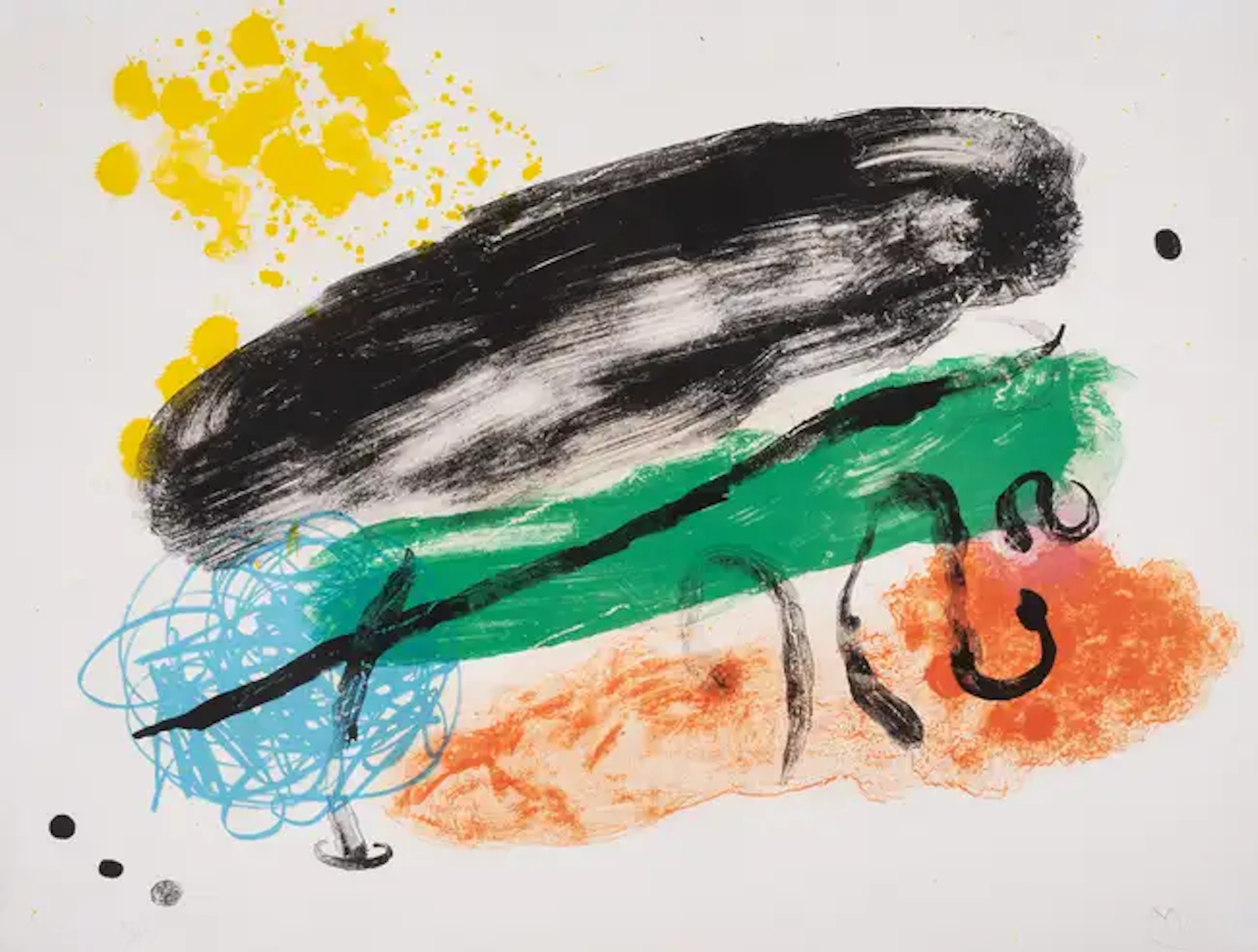 Joan Miró (1893-1983) Plate 16, from Album 19 (Mourlot 259; Cramer 70)