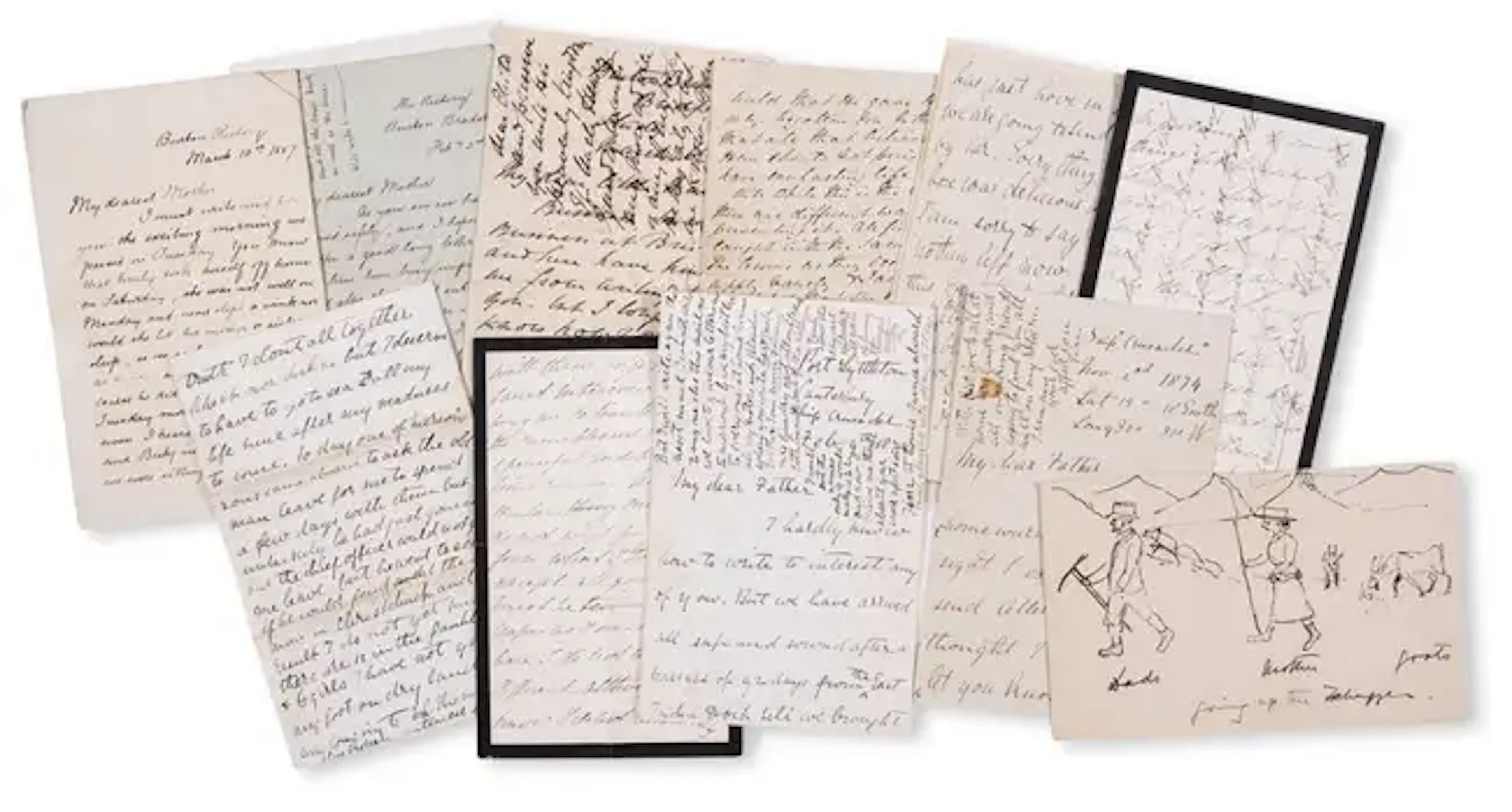 Manuscripts, Letters & Documents.- Collection of manuscripts and ephemera