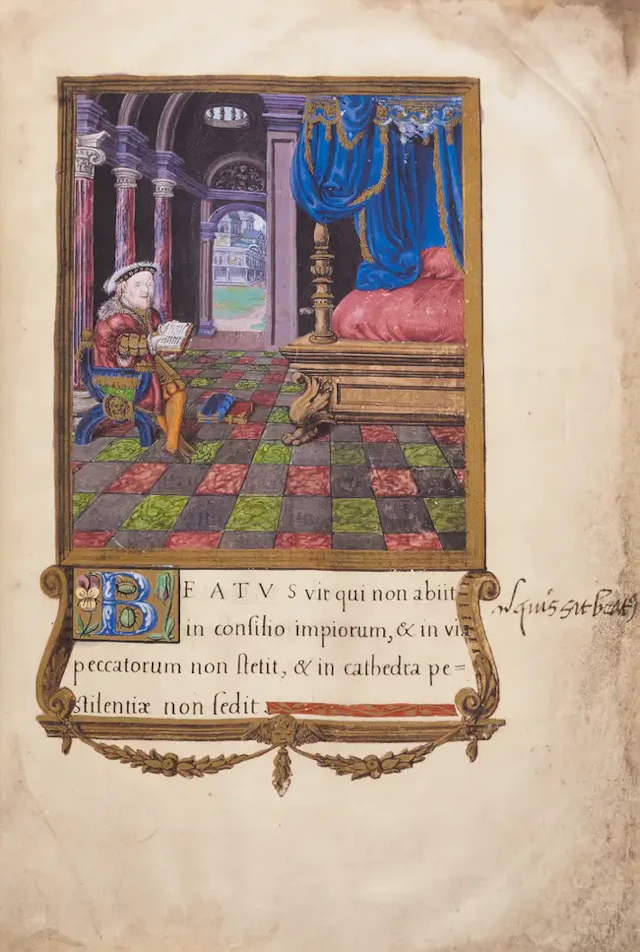 Manuscript facsimile.- King Henry's Prayer Book, limited edition