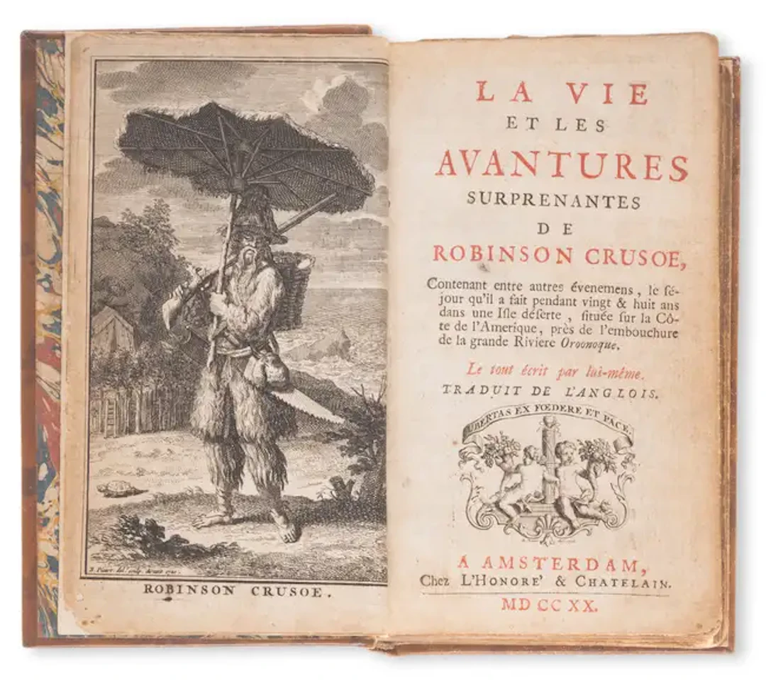 Defoe (Daniel) La Vie et les Avantures Surprenantes de Robinson Crusoe