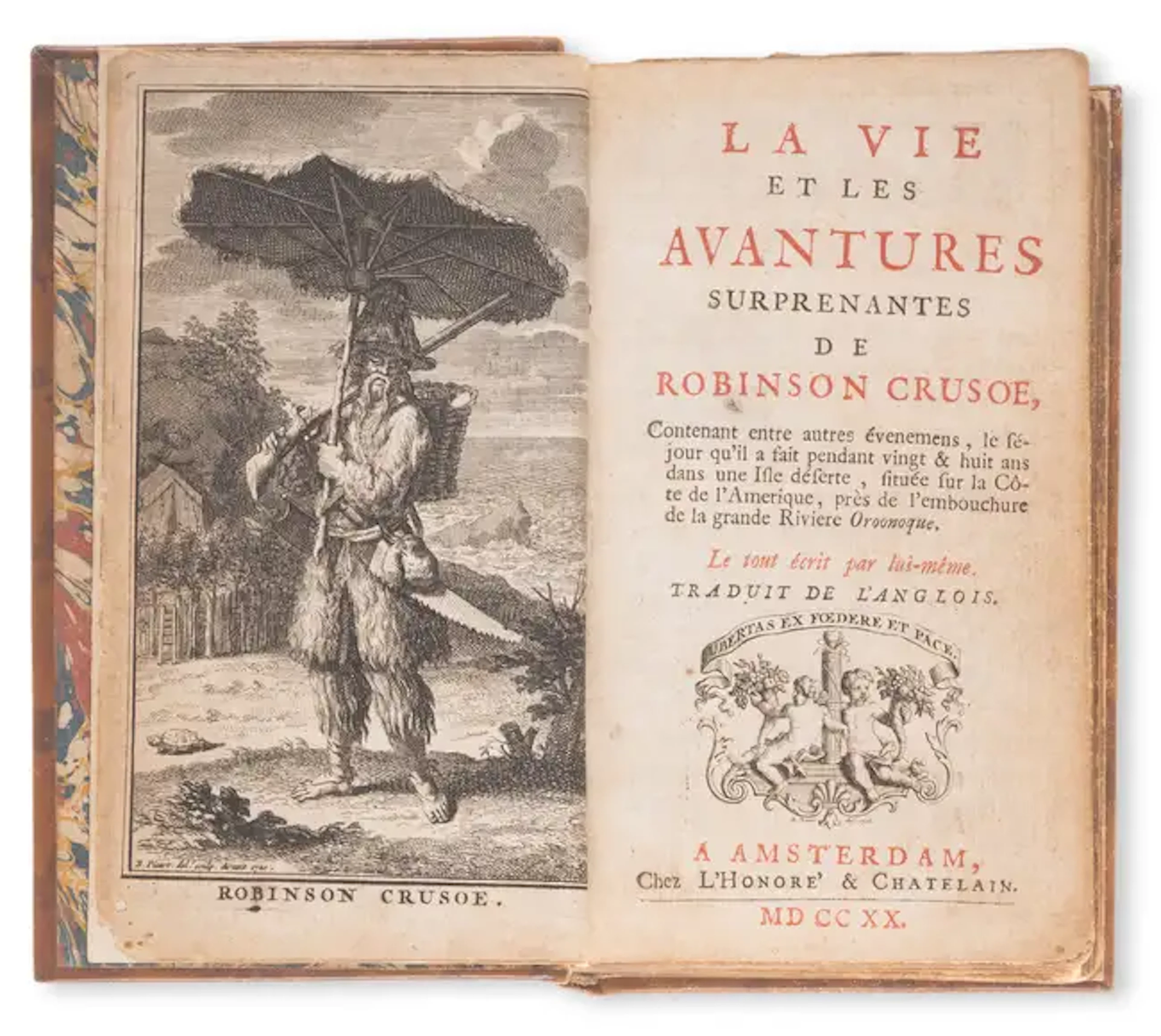 Defoe (Daniel) La Vie et les Avantures Surprenantes de Robinson Crusoe