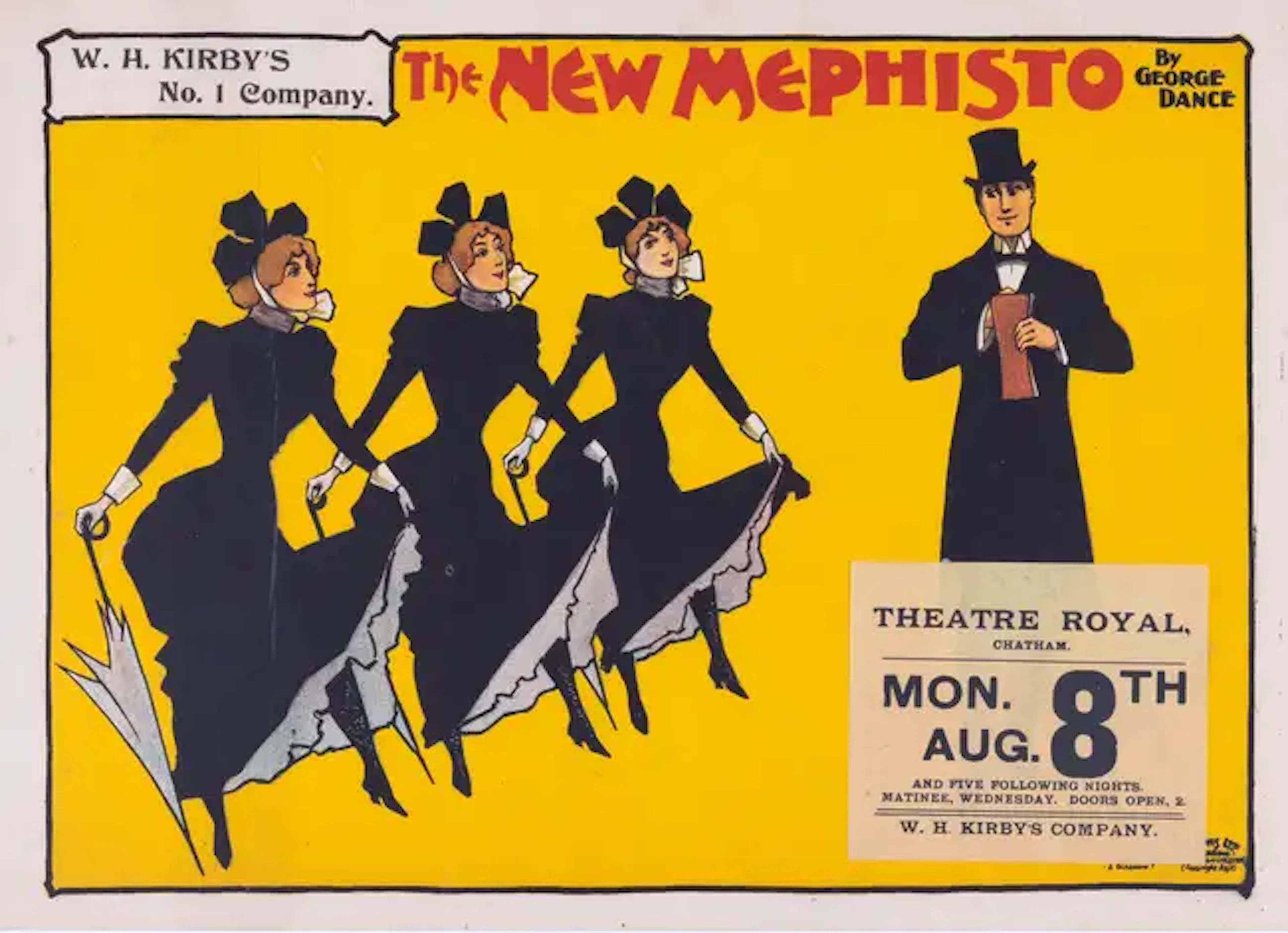 Theatre.- Dance (George) The New Mephisto and The Cingalee posters