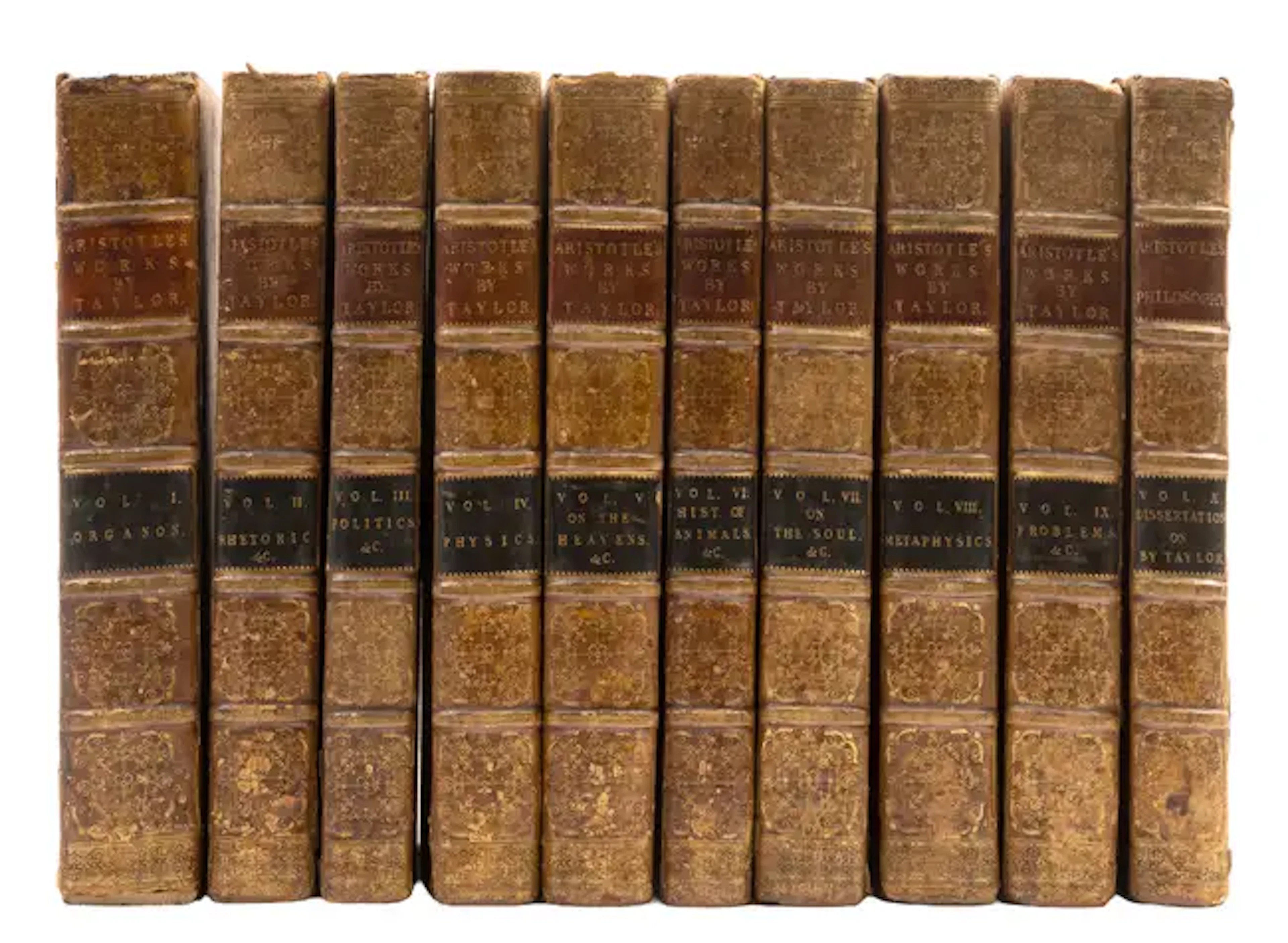 Philosophy.- Aristotle. [The Works], 10 vol.,, translated by Thomas