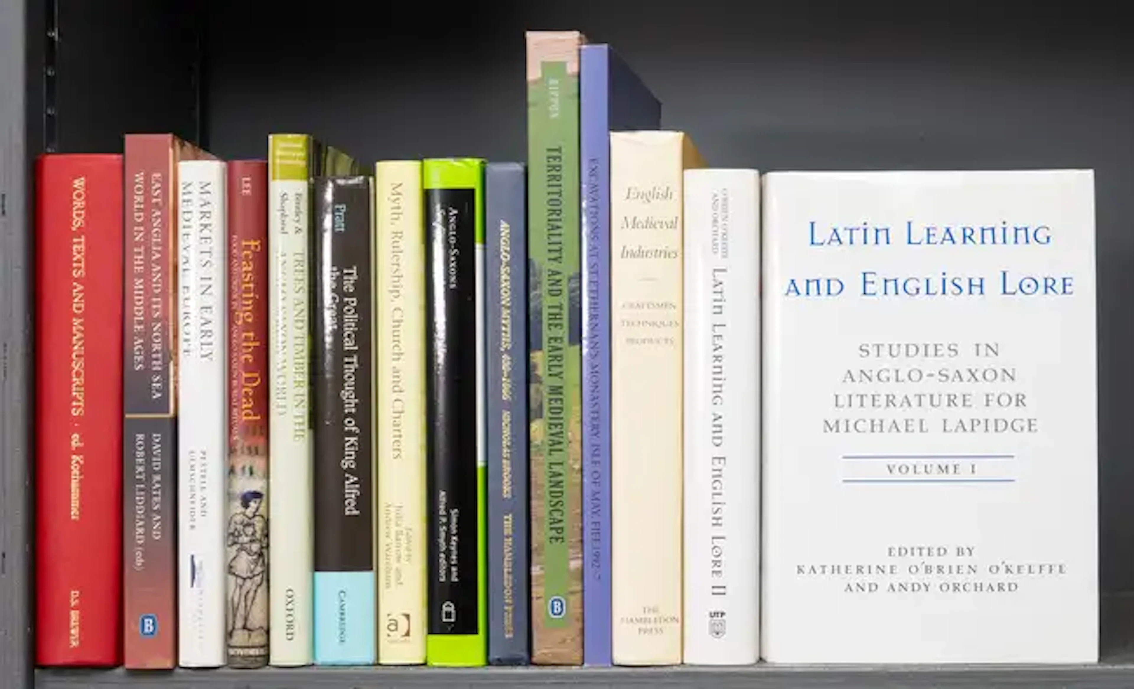 Anglo-Saxon history.- O'Brien O'Keeffe (Katherine) Latin learning