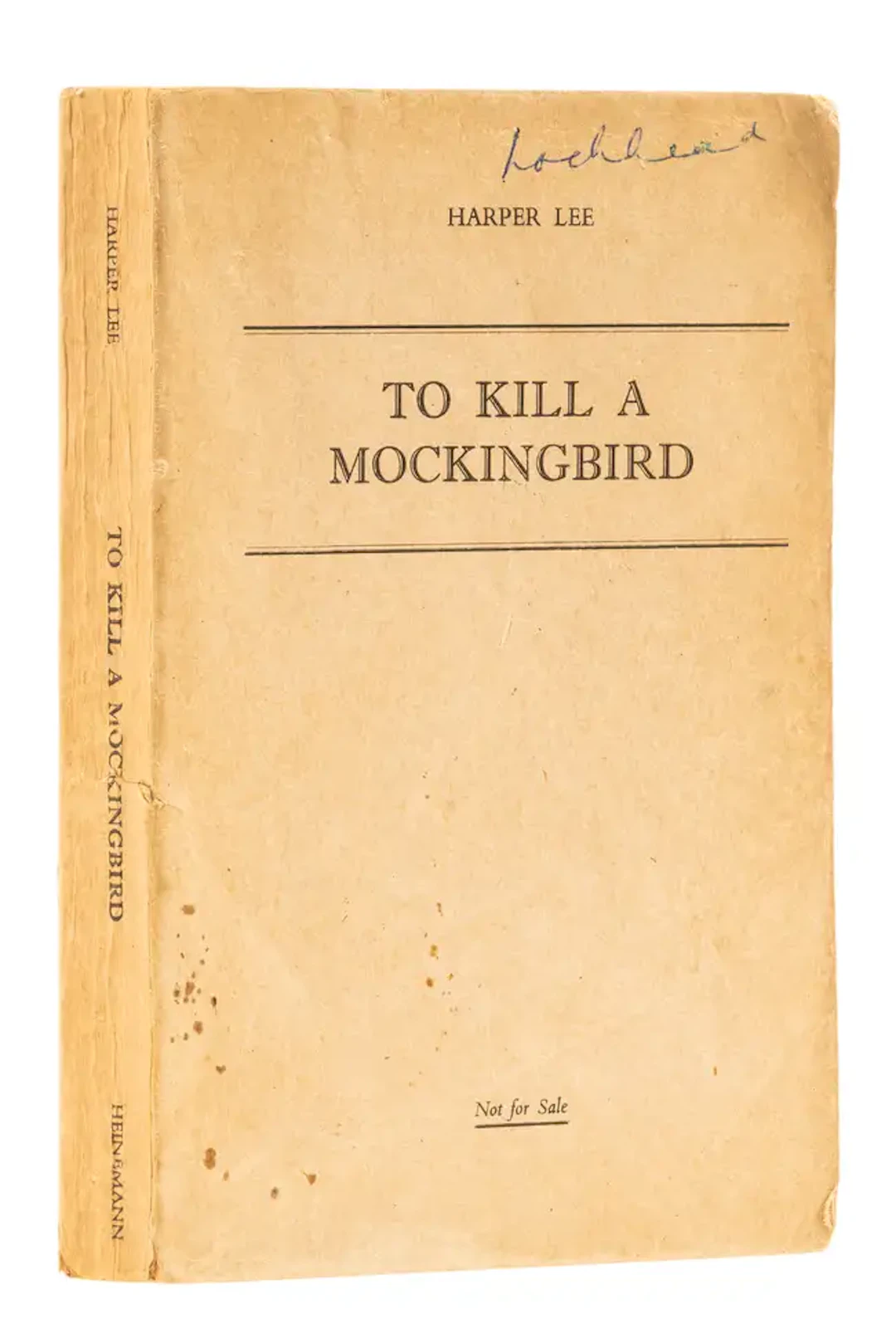 Lee (Harper) To Kill a Mockingbird, English uncorrected proof, Heinemann