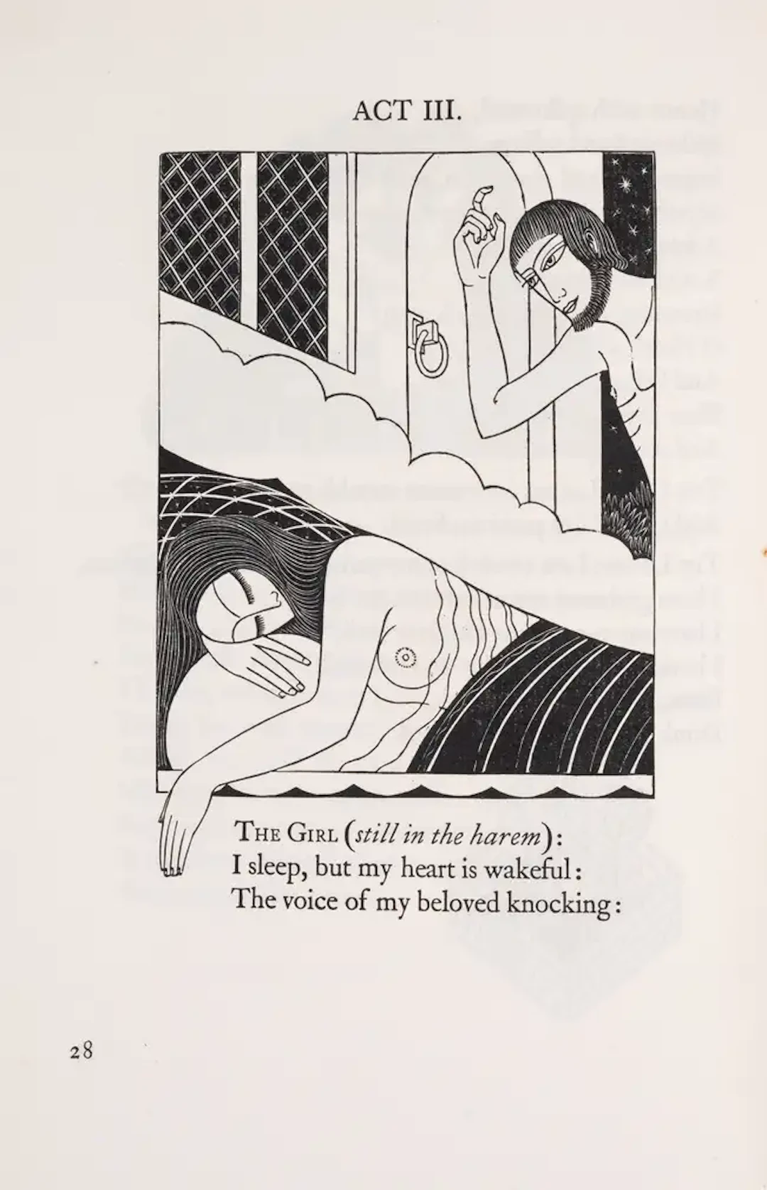 Song of Songs (The), one of 750 copies, wood-engravings by Eric Gill