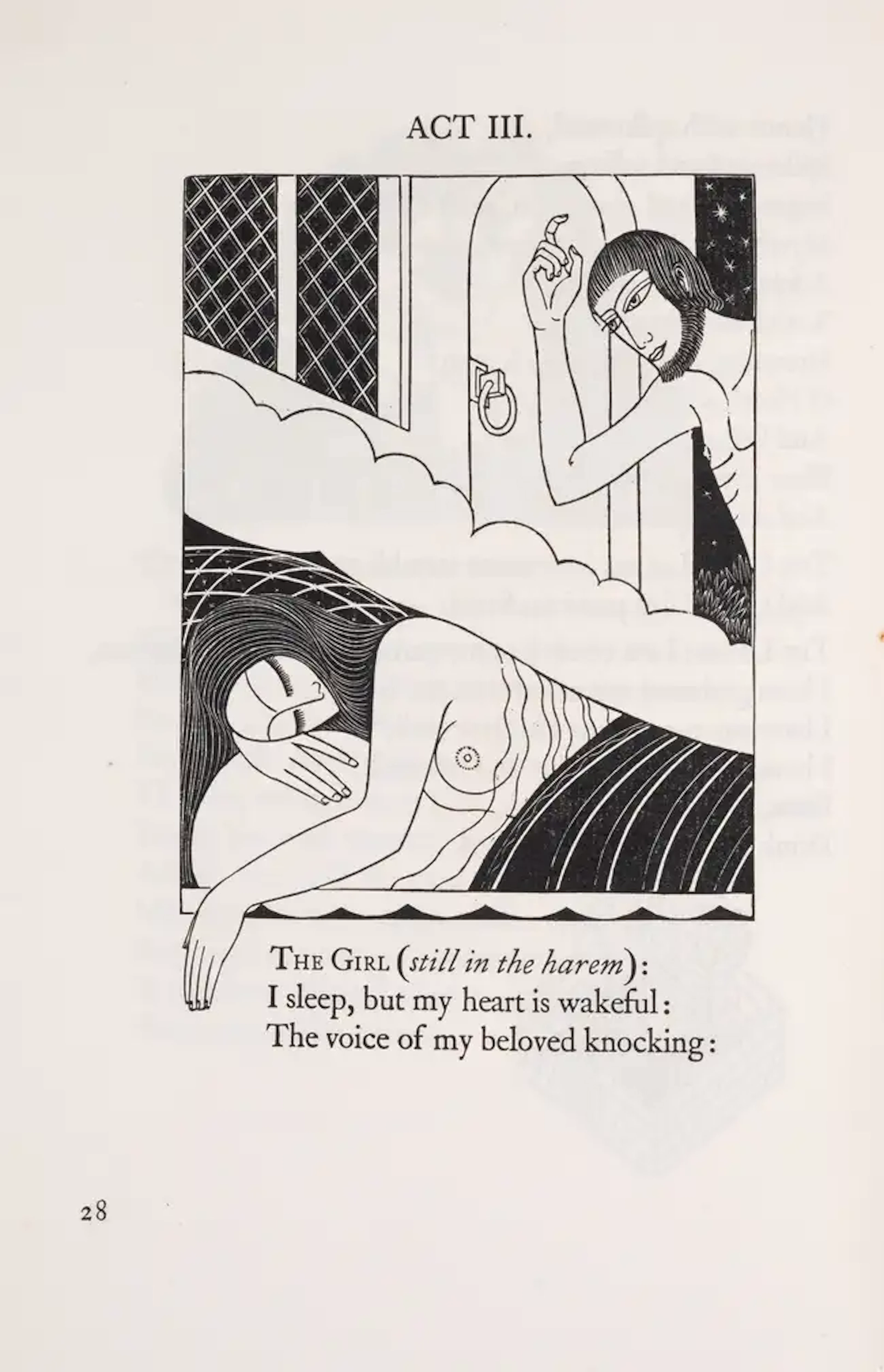 Song of Songs (The), one of 750 copies, wood-engravings by Eric Gill