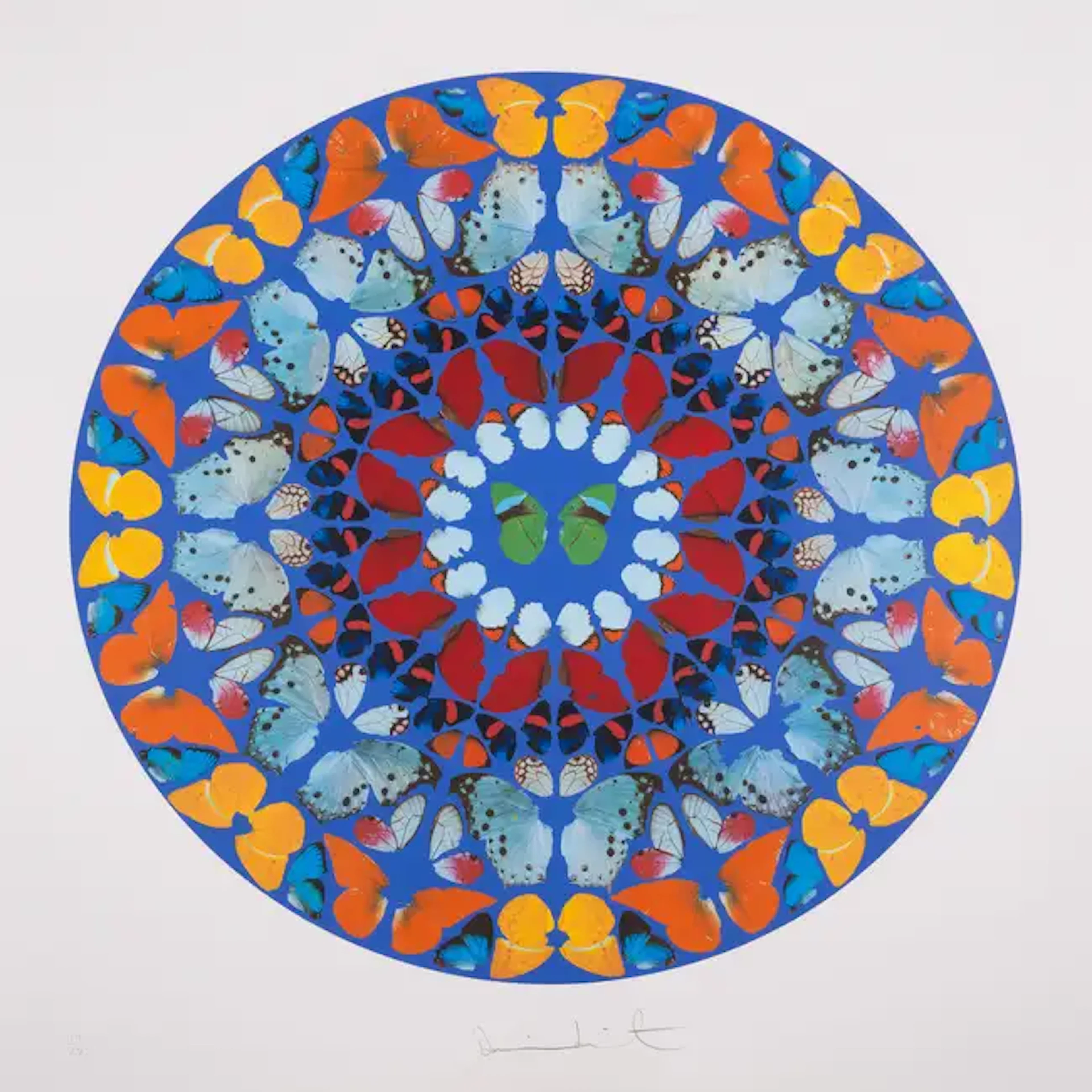 Damien Hirst (b.1965) Psalm Print: Domino Confido