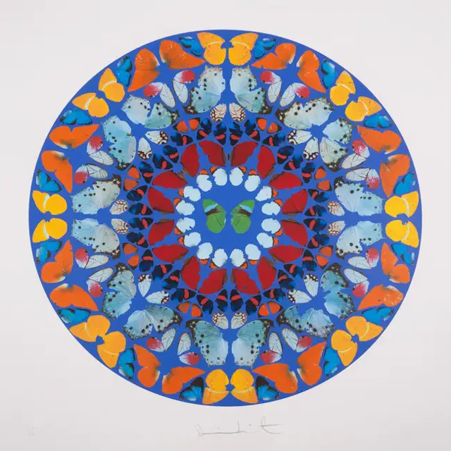 Damien Hirst (b.1965) Psalm Print: Domino Confido