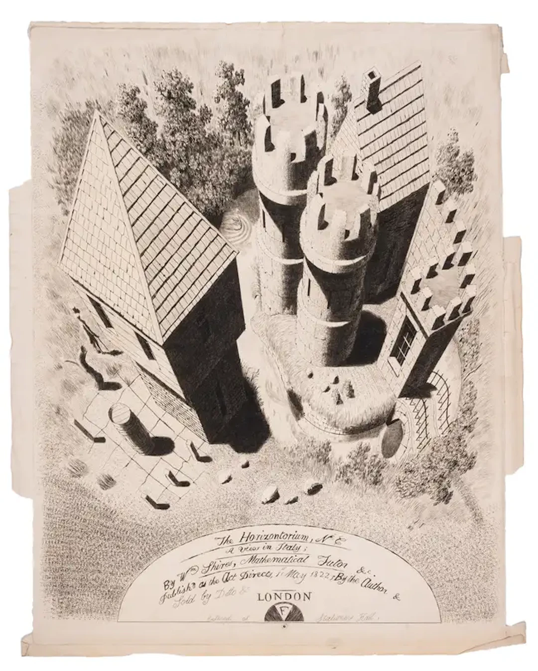 William Shires (1780-1858) The Horizontorium, No. [?], A View in Italy...