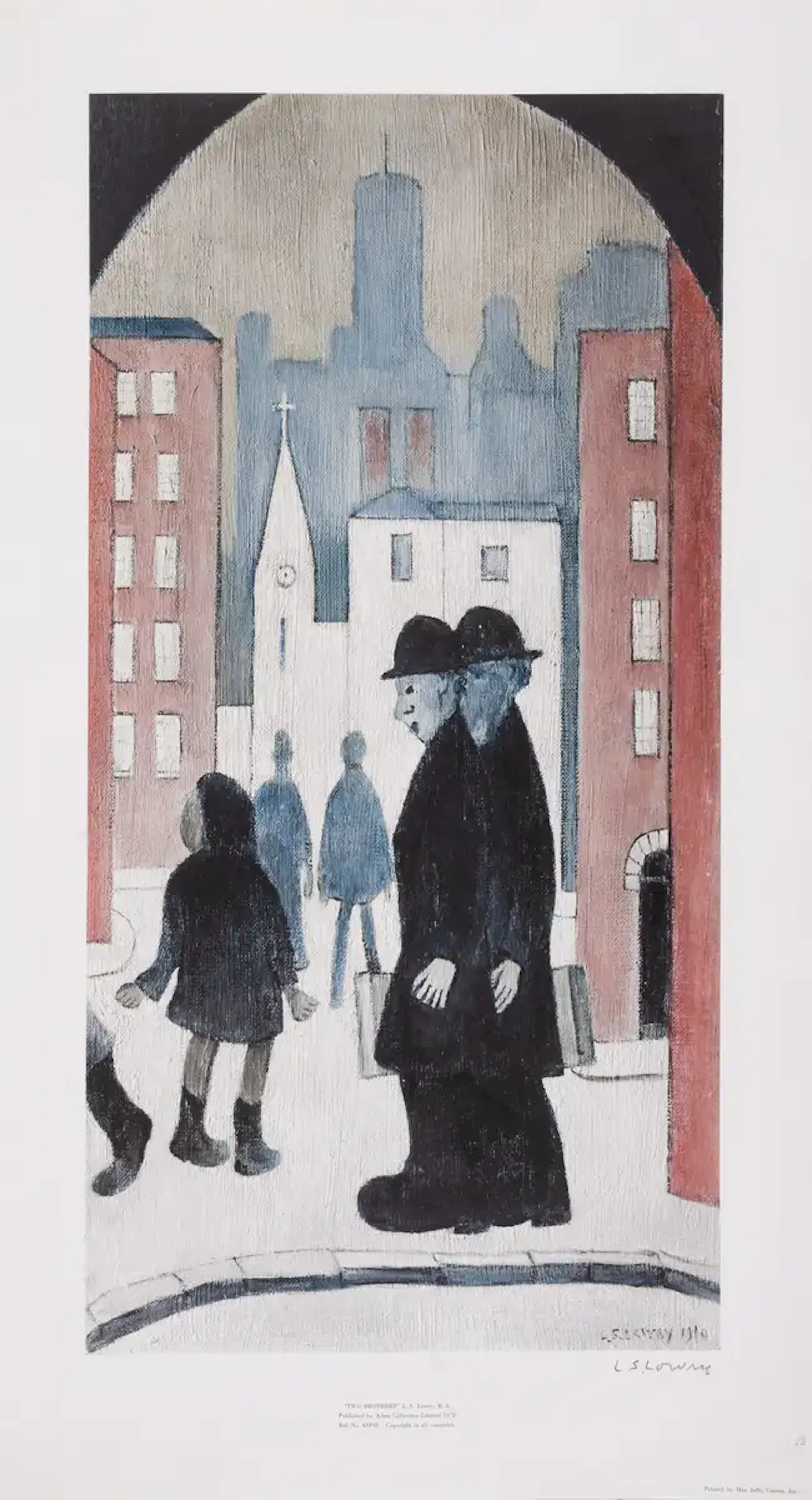 Laurence Stephen Lowry (1887-1976) Two Brothers