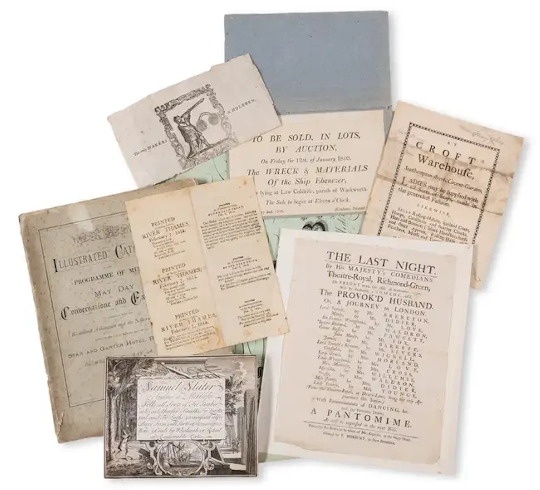 Ephemera.- An interesting and varied collection of printed ephemera