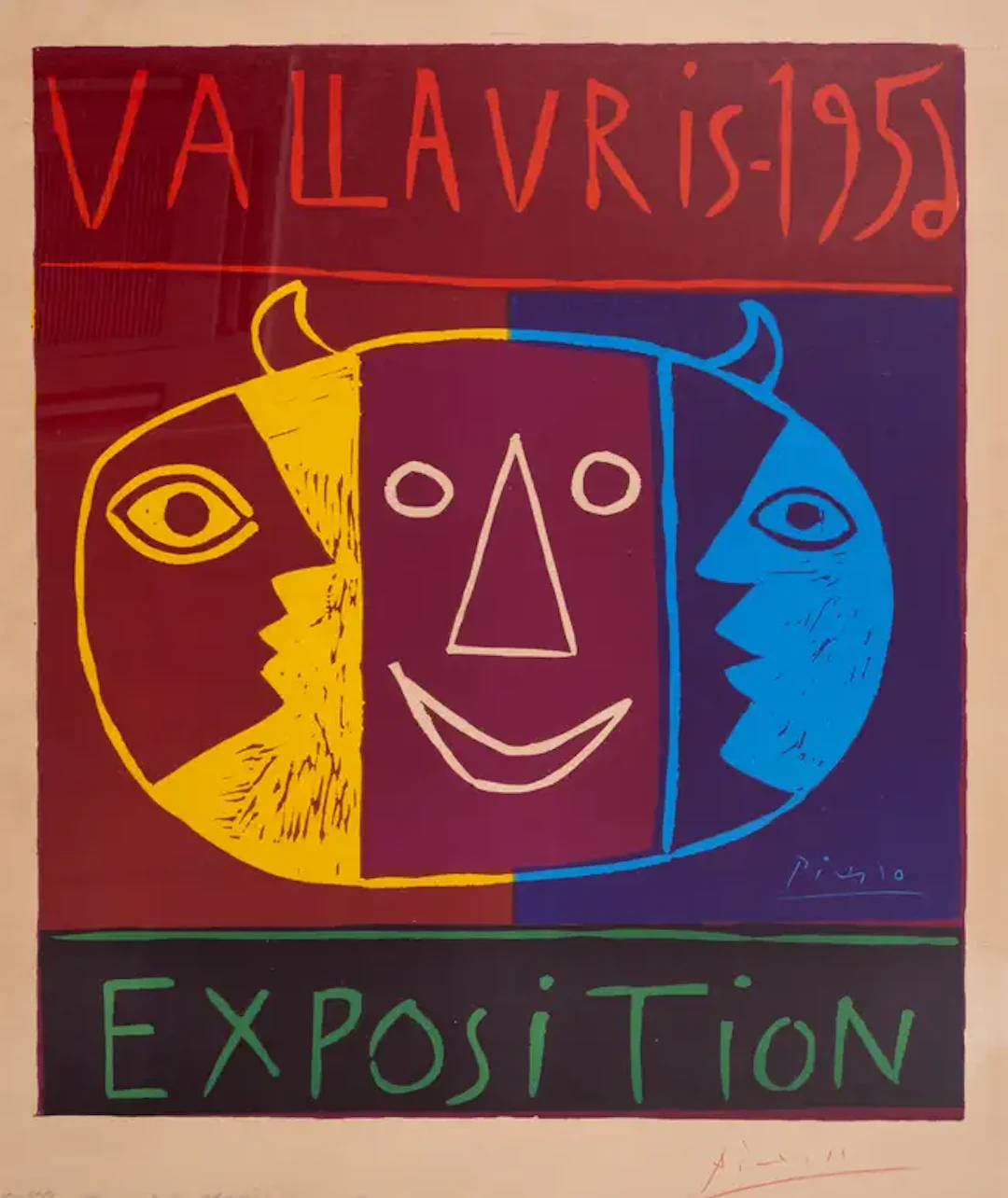 Pablo Picasso (1881-1973) Vallauris Exposition, 1956 (Czwiklitzer 19)
