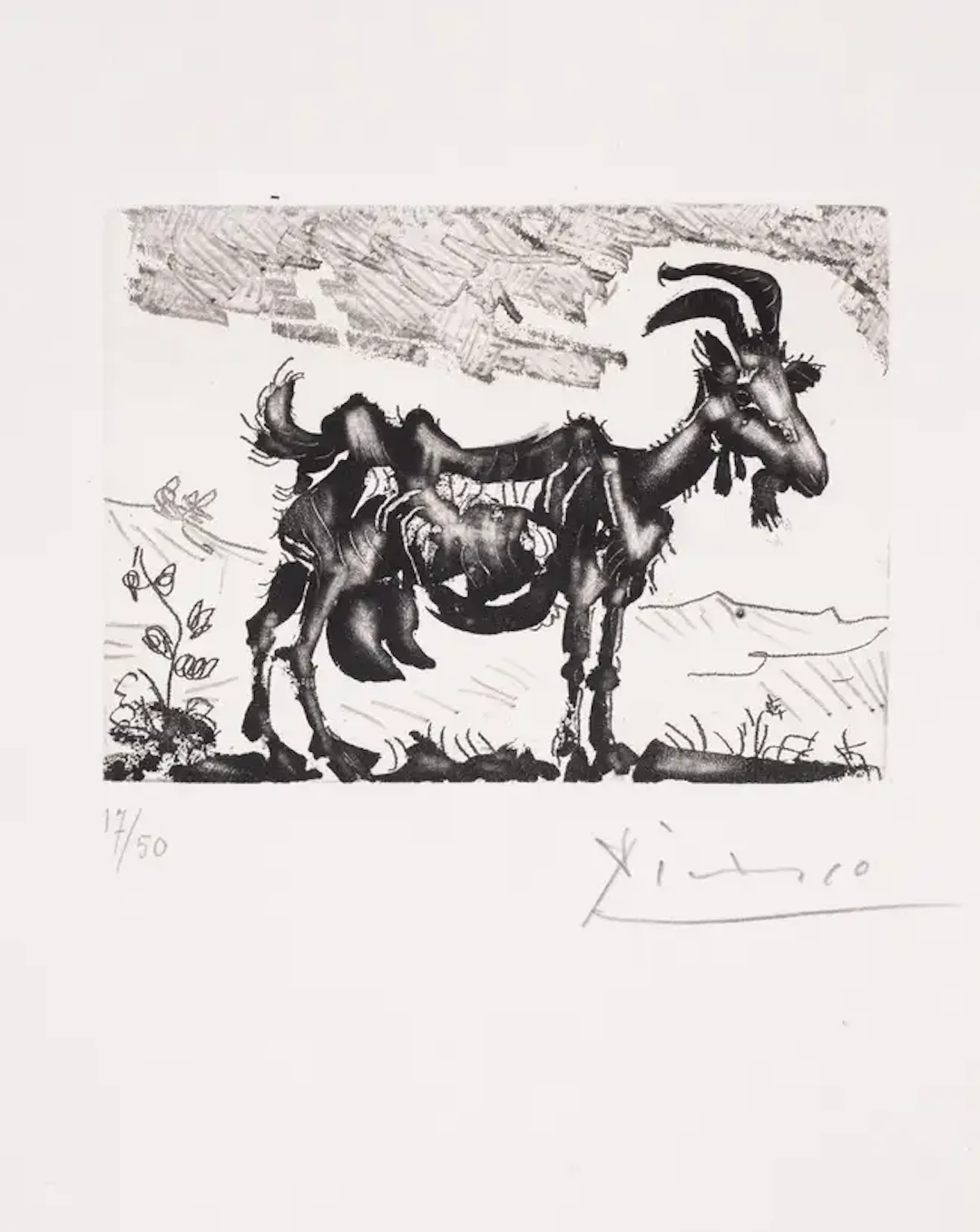 Pablo Picasso (1881-1973) La Chèvre (Bloch 697; Baer 892)