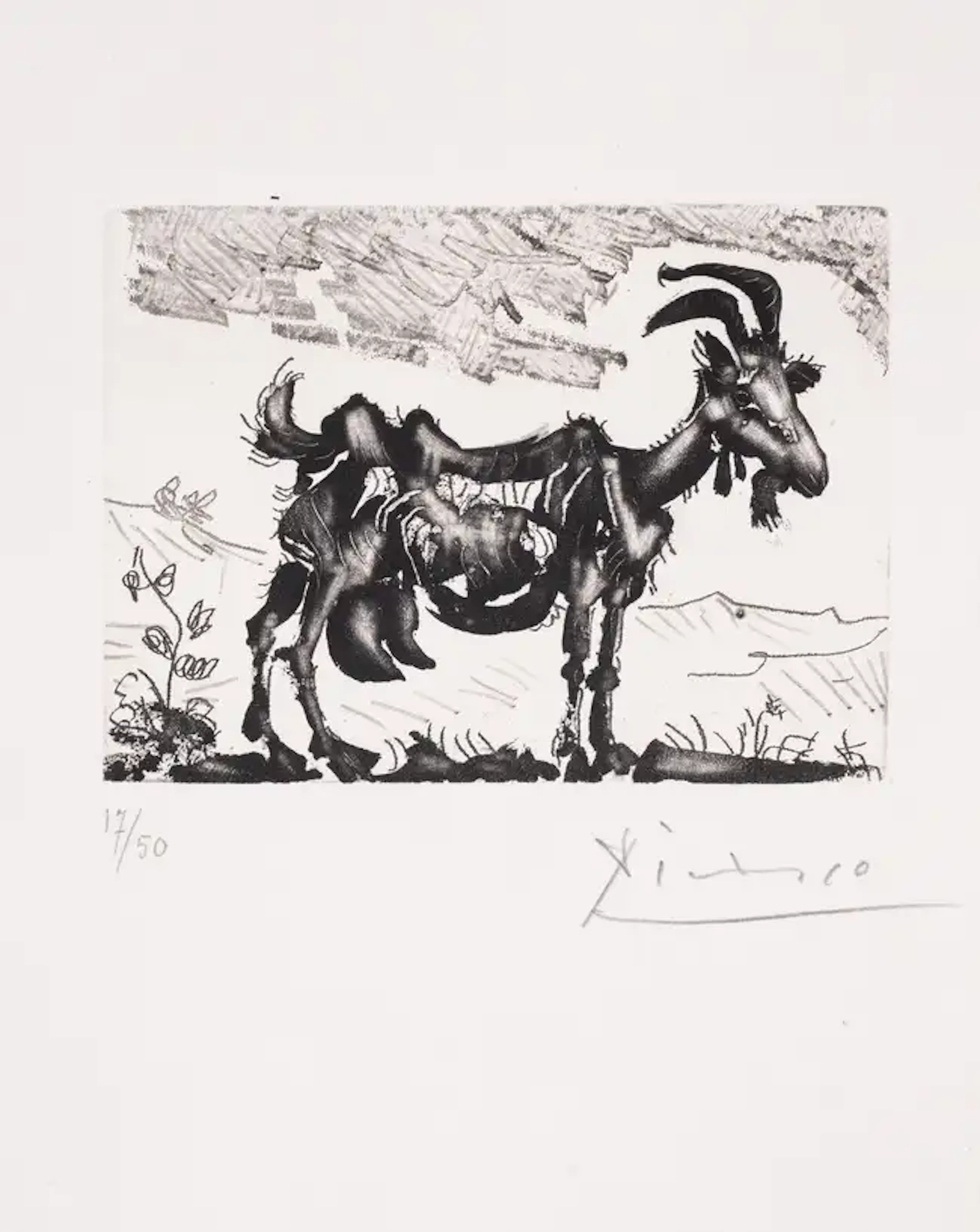 Pablo Picasso (1881-1973) La Chèvre (Bloch 697; Baer 892)