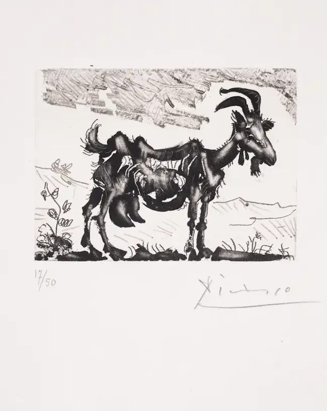 Pablo Picasso (1881-1973) La Chèvre (Bloch 697; Baer 892)