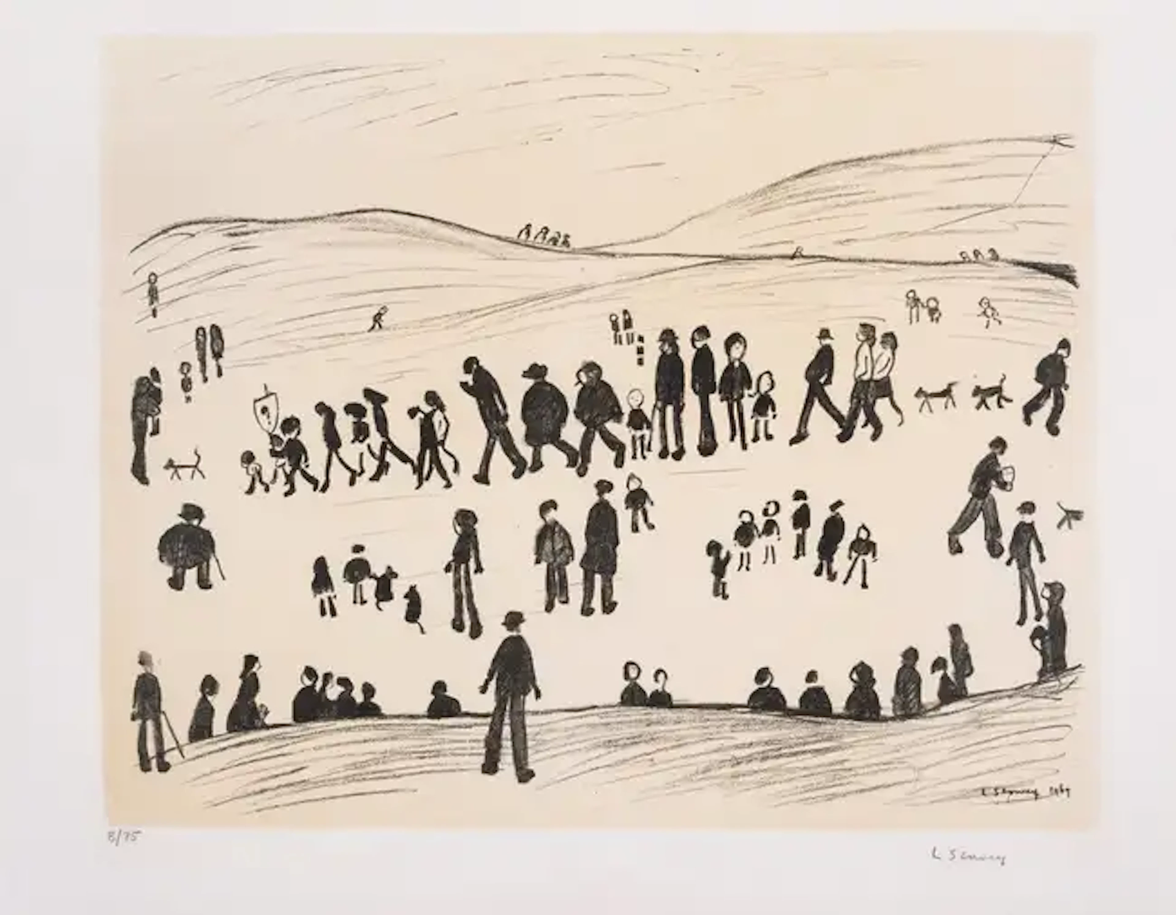 Laurence Stephen Lowry (1887-1976) Sunday Afternoon