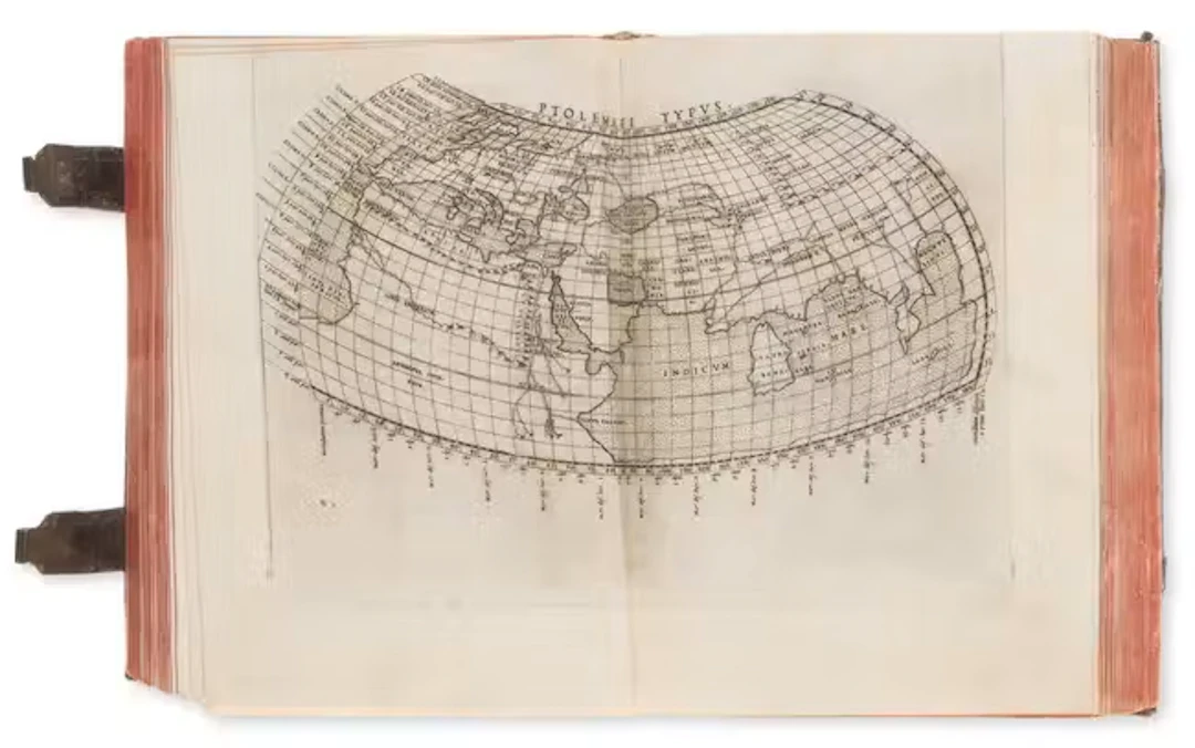 Ptolomaeus (Claudius) Geographia, first edition of Giuseppe Moleti's