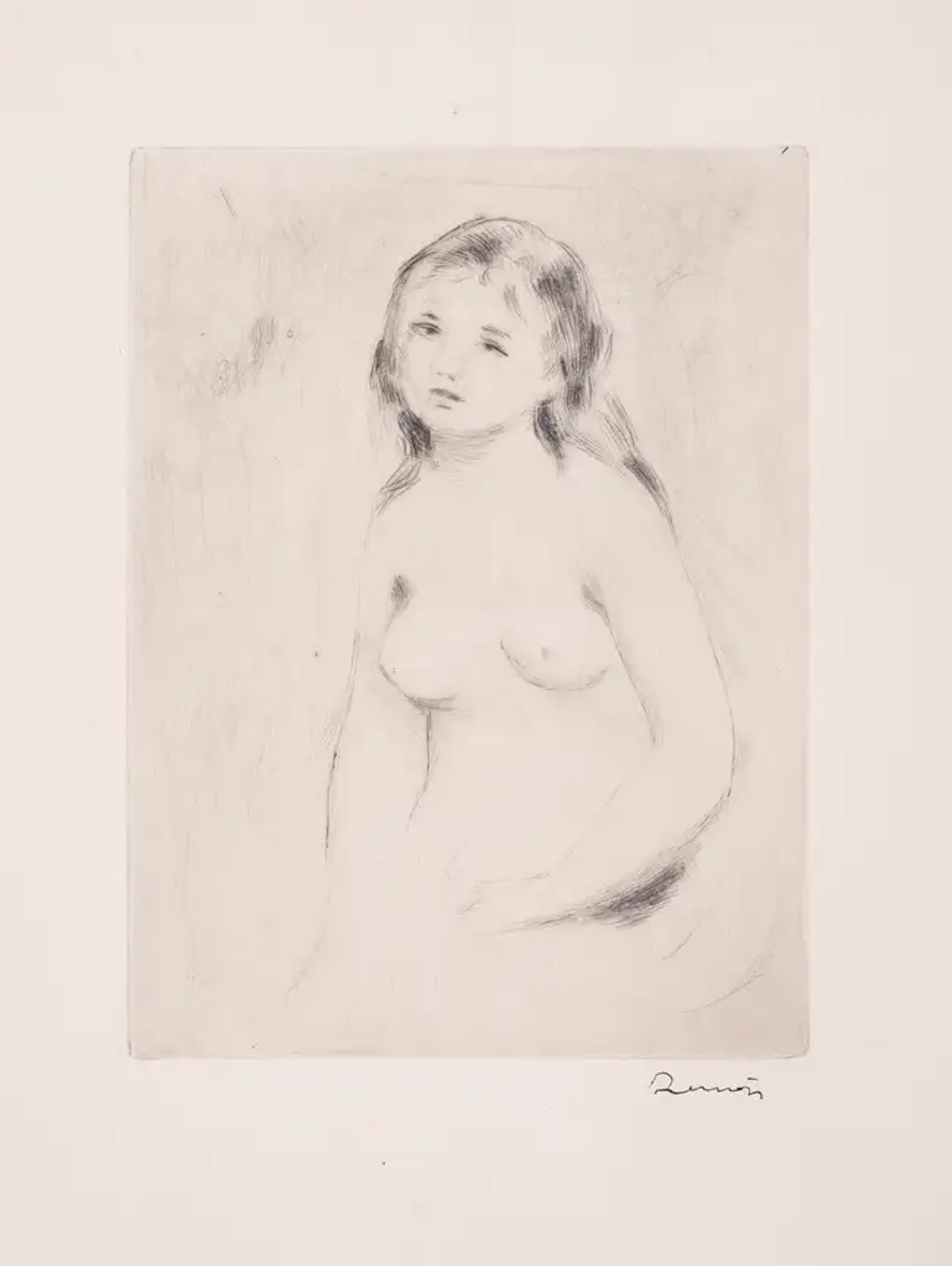 Pierre-Auguste Renoir (1841-1919) Étude pour une Baigneuse (Delteil