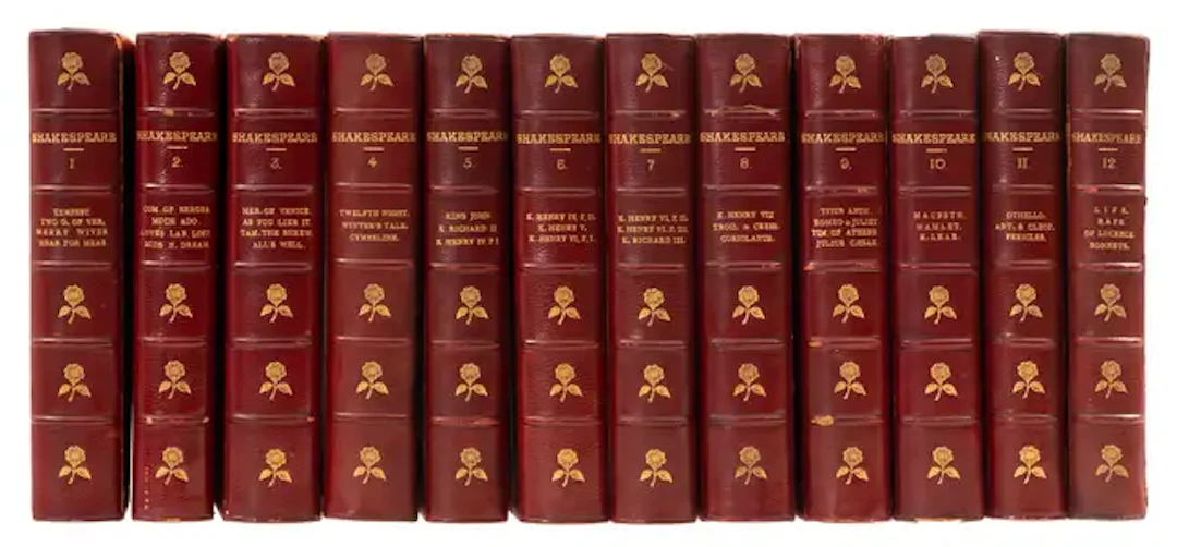 Shakespeare (William) [The Works], 12 vol., "The Larger Temple Shakespeare"