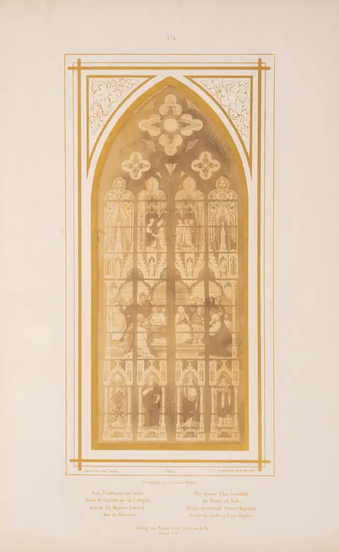 Michiels (Johann Franz) Die neuen Glasgemälde im Dome zu Köln, first