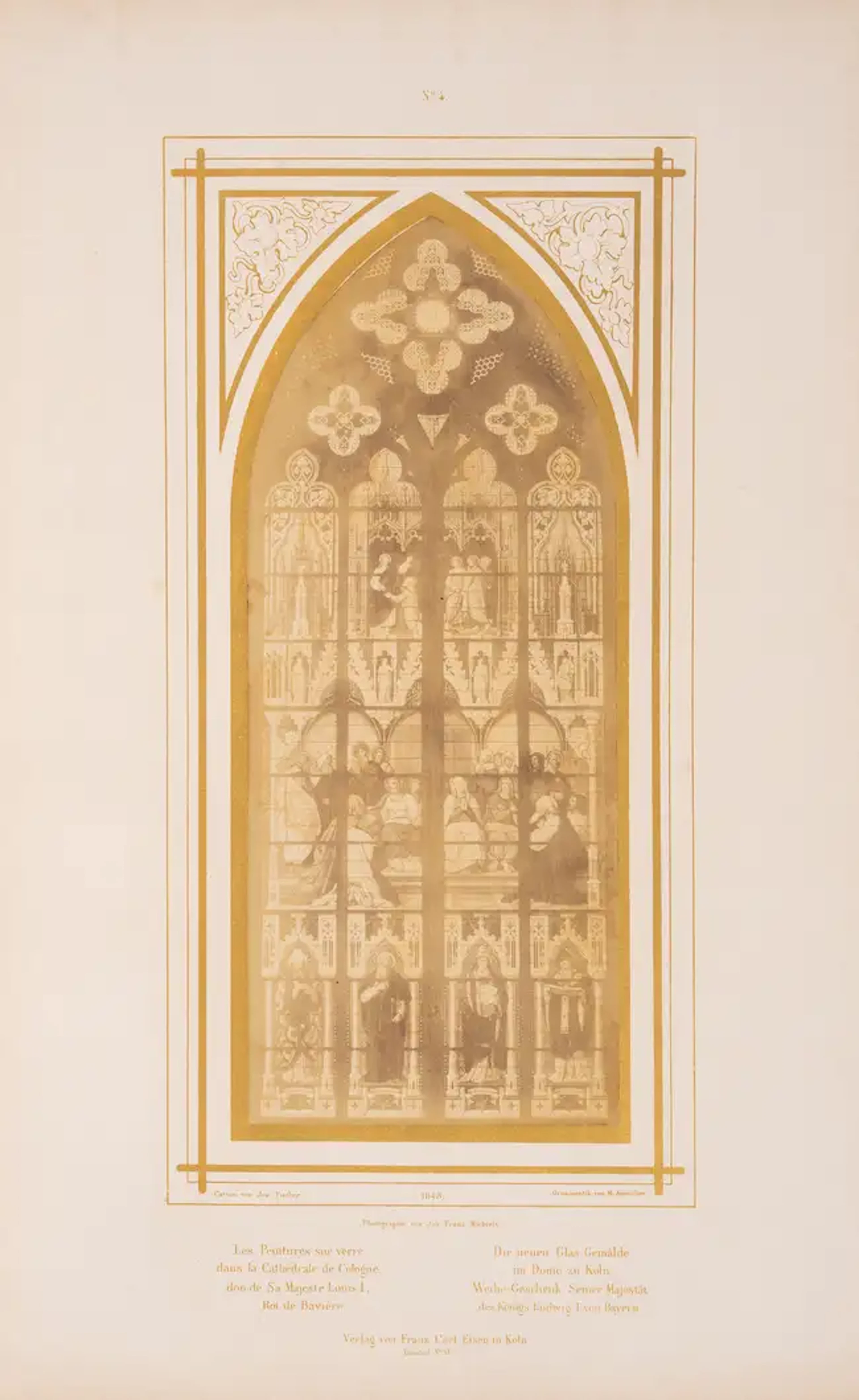 Michiels (Johann Franz) Die neuen Glasgemälde im Dome zu Köln, first