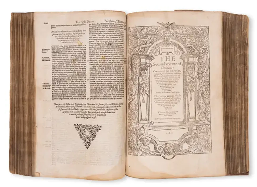 Holinshed (Raphael) The First and Second Volumes of Chronicles, comprising
