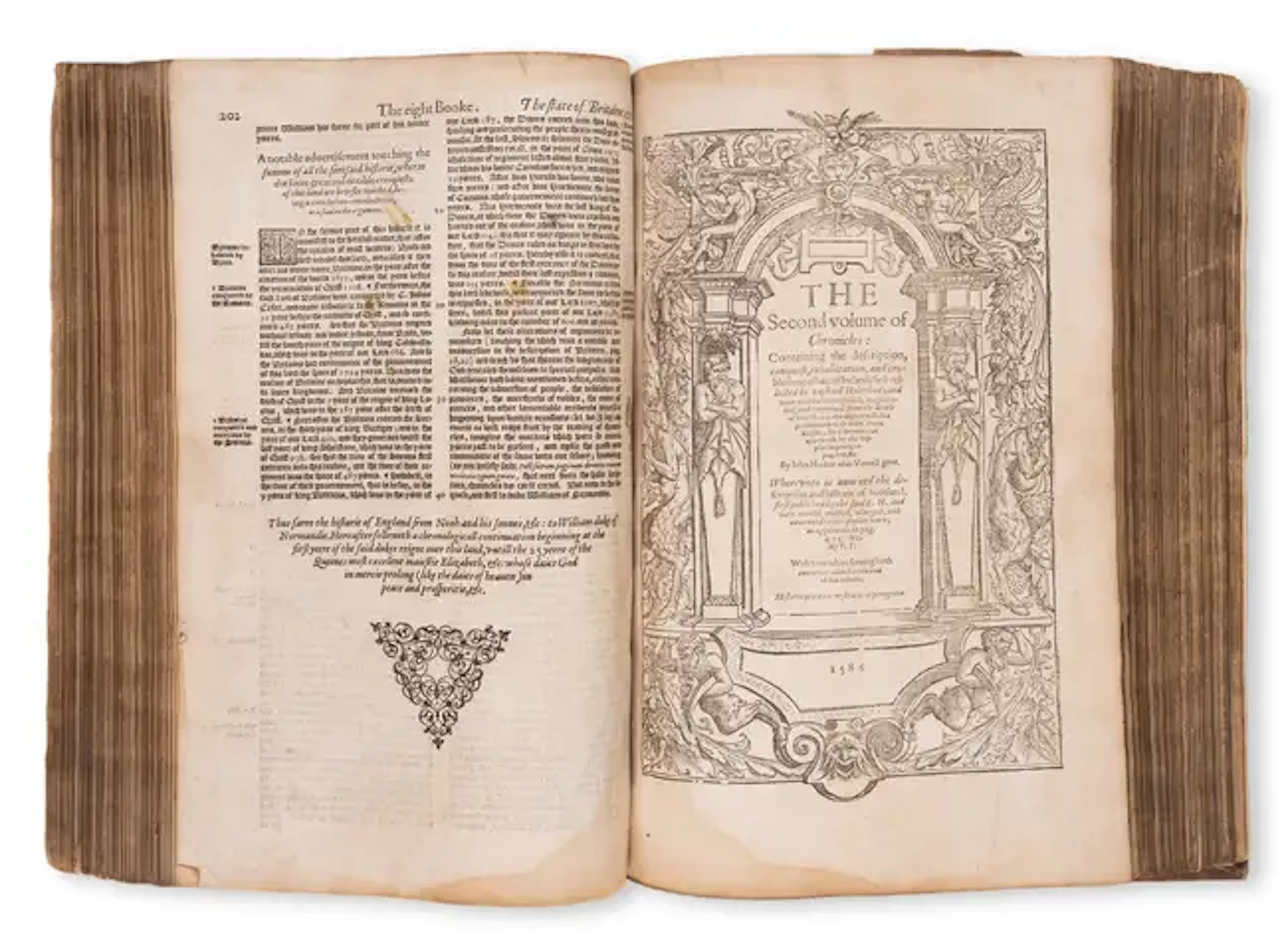 Holinshed (Raphael) The First and Second Volumes of Chronicles, comprising