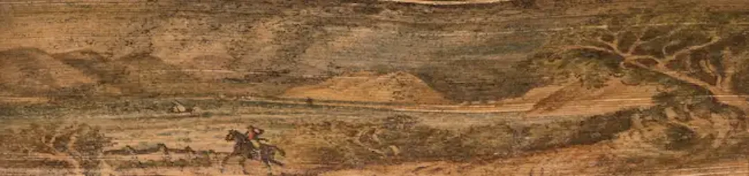 Fore-Edge painting.- Zimmermann (M.) Solitude: On the Mind and the