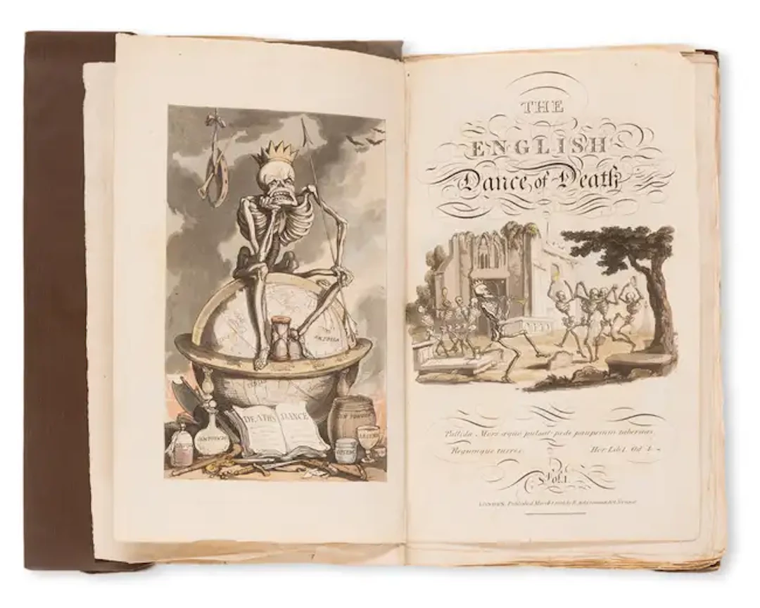Rowlandson (Thomas).- Combe (William) The English Dance of Death