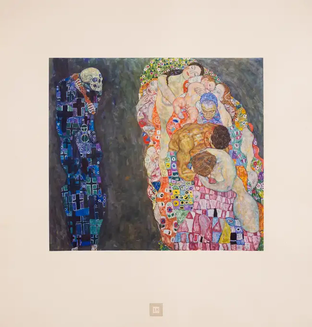 Gustav Klimt (1862-1918) Tod und Leben, from Eine Nachlese
