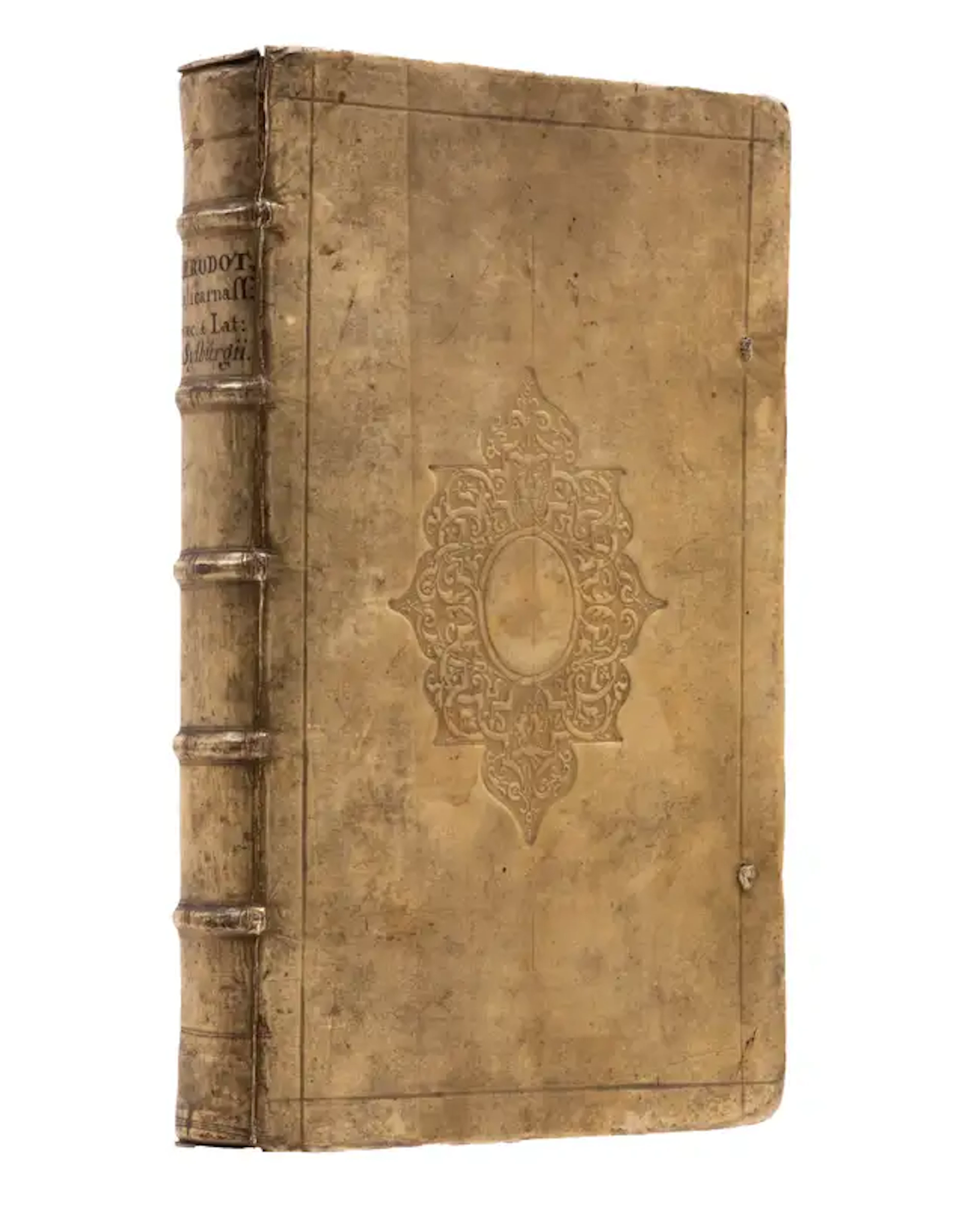 Herodotus. Historiarum Libri IX, Frankfurt, apud Claud Marnium & hered.
