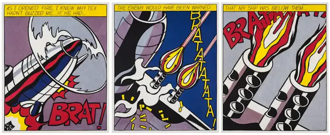 Roy Lichtenstein (1923-1997) after. As I Opened Fire (Corlett App. 5)