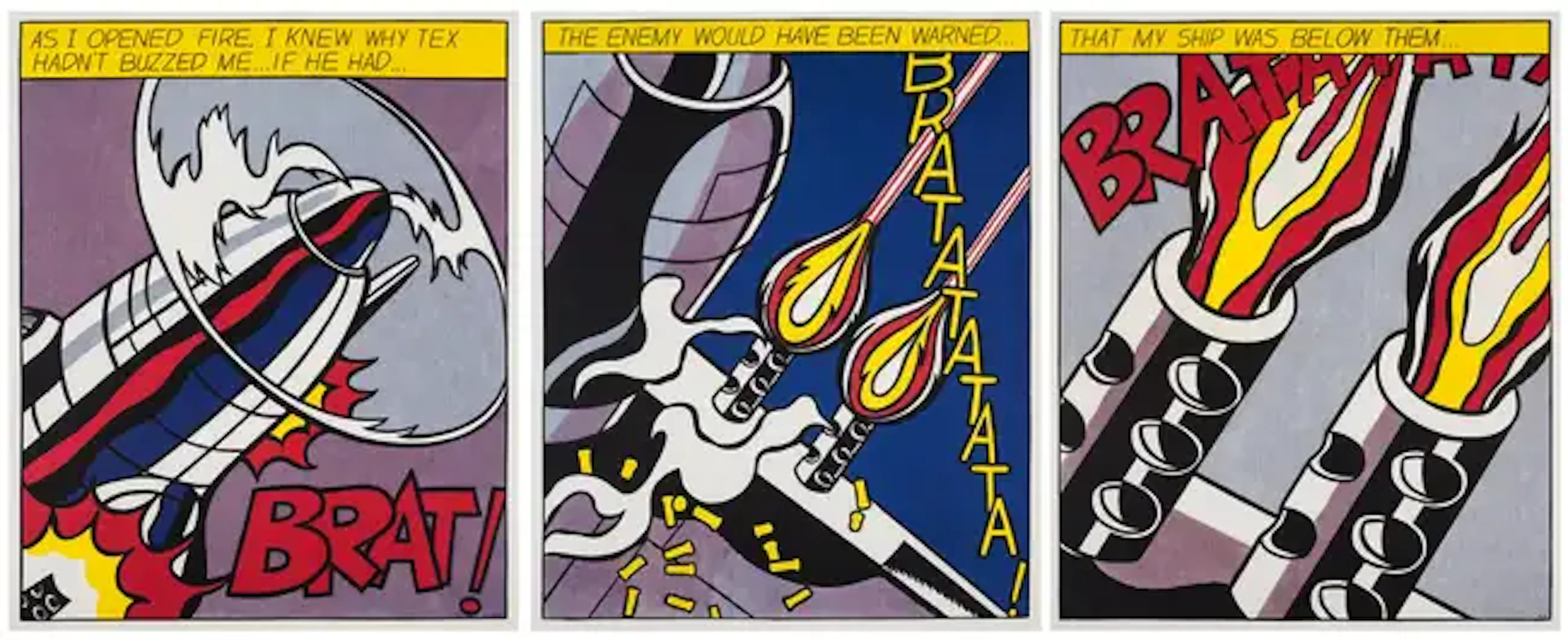 Roy Lichtenstein (1923-1997) after. As I Opened Fire (Corlett App. 5)