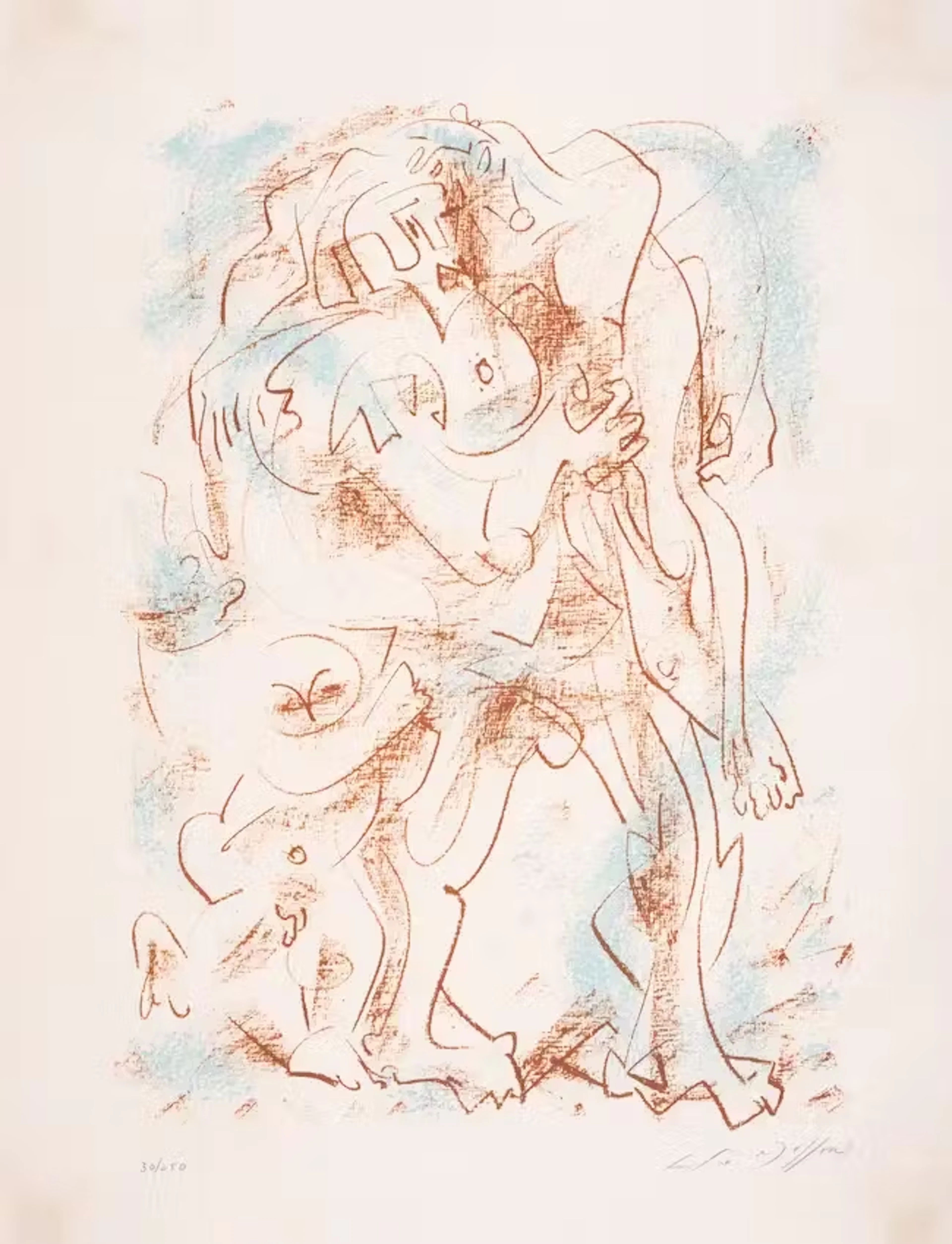 André Masson (1896-1987) Untitled, from Flight