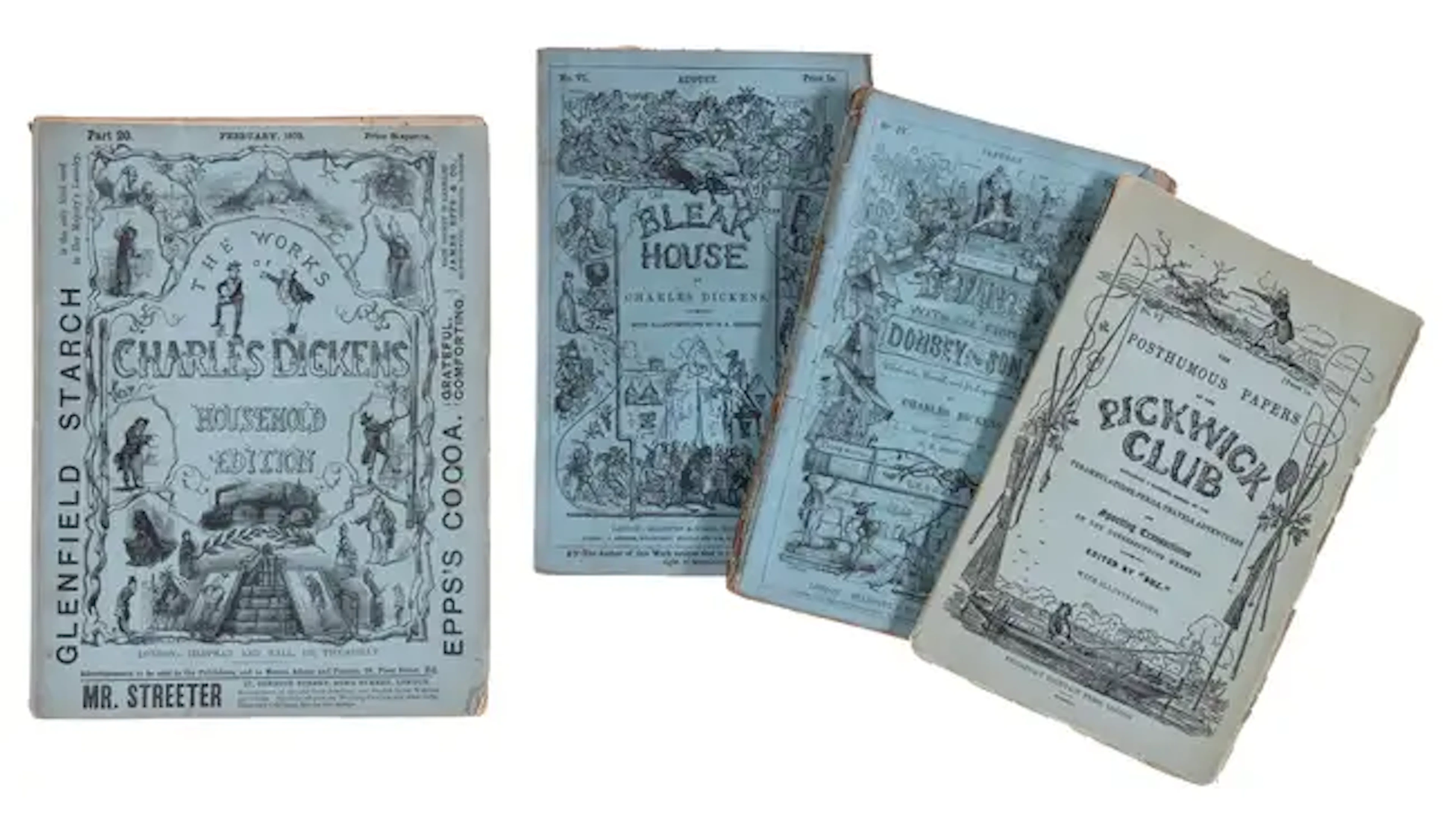 Dickens (Charles) The Works, parts 1-28 only (?of 101), 1871-73; and