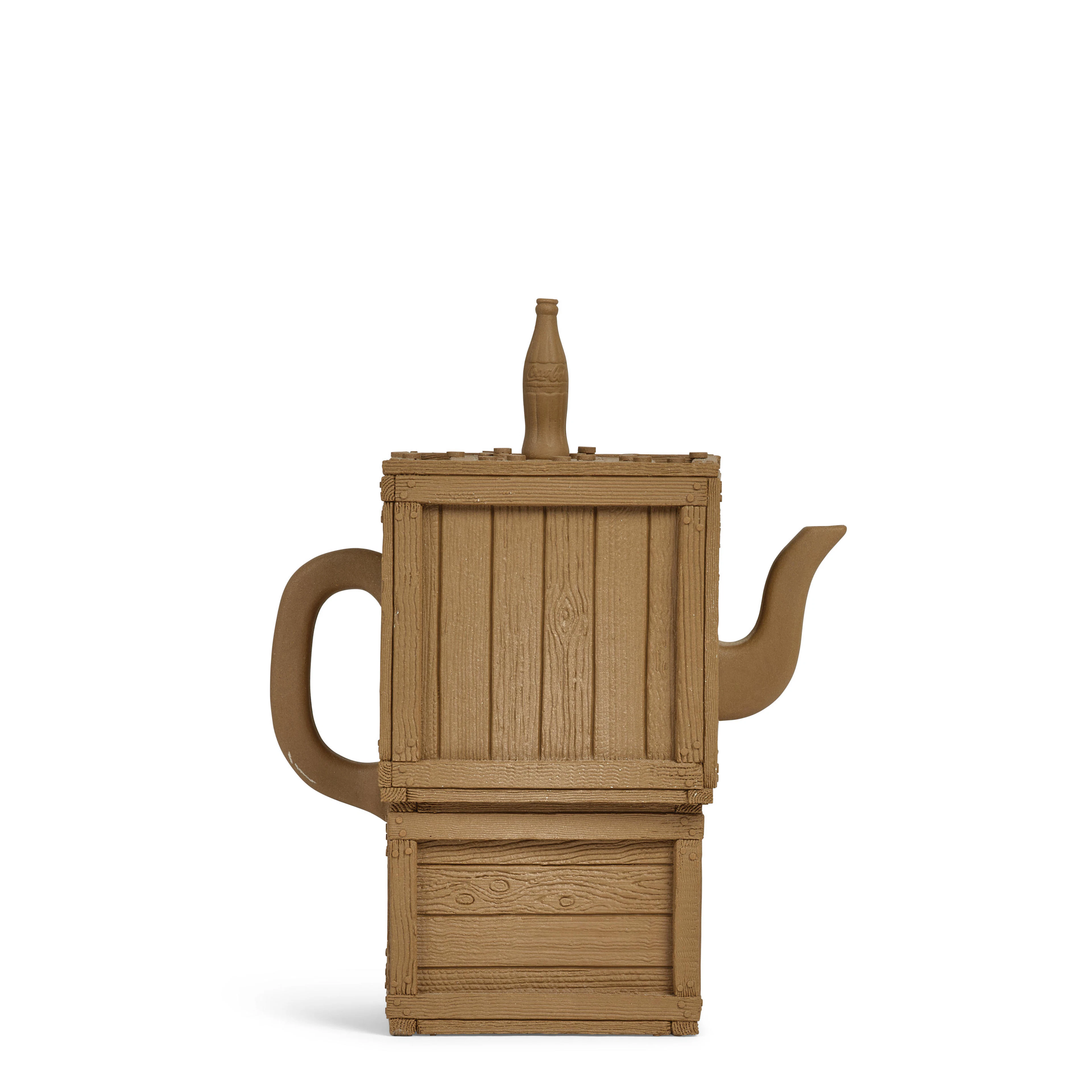 RICHARD NOTKIN (BORN 1948) Stacked Crates Teapot1983fired ceramic