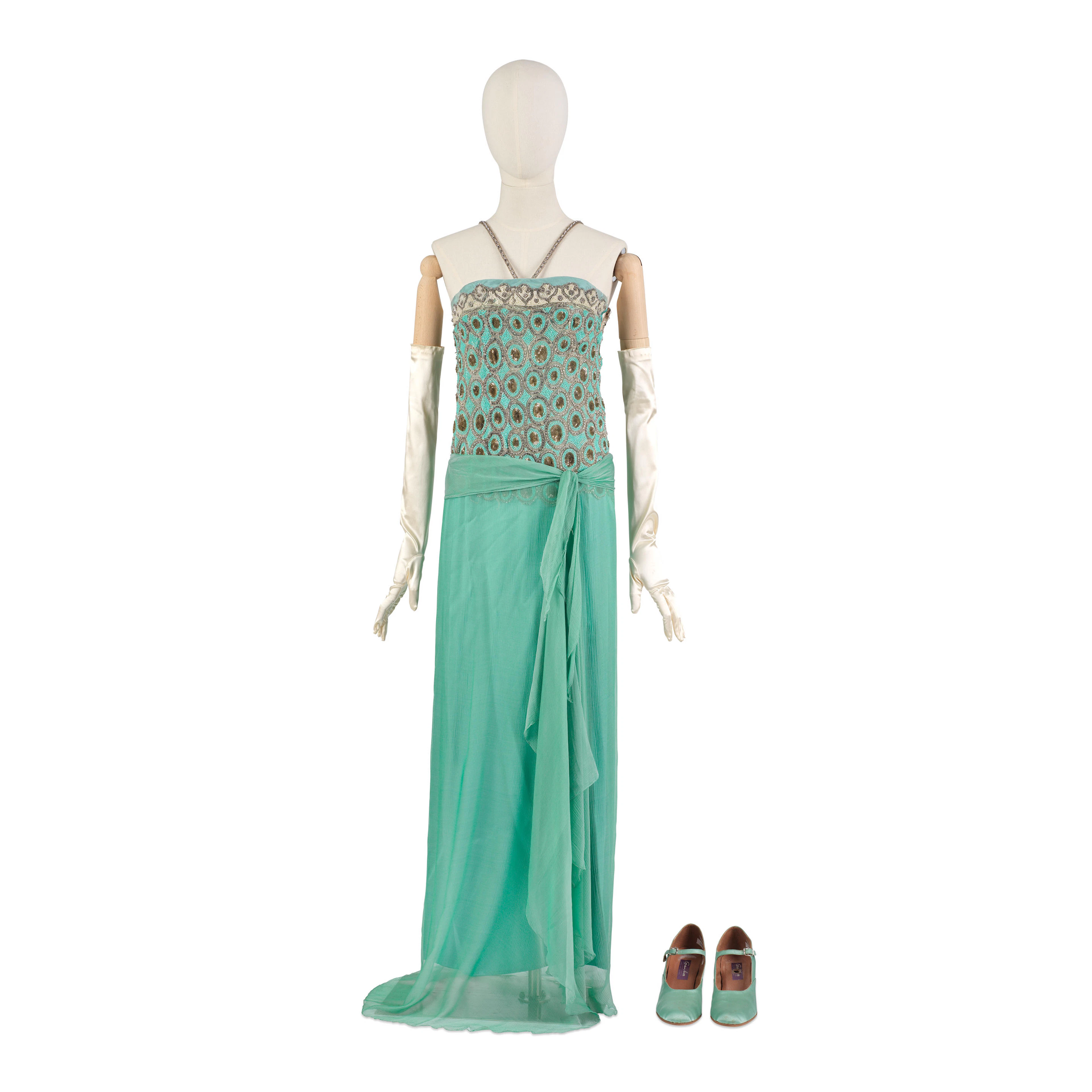 Laura Carmichael (as Lady Edith): The 'Peacock' dress, worn to The